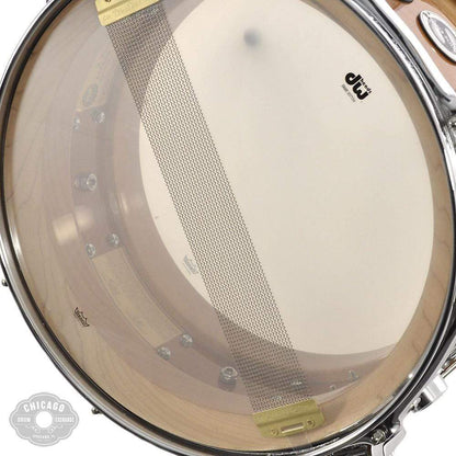 DW 7x14 Super Solid Edge Maple/Cherry/Maple Snare Drum Lacquer Custom Drums and Percussion / Acoustic Drums / Snare