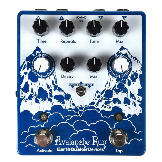 Earthquaker Devices Avalanche Run v2 Stereo Delay and Reverb Effects and Pedals / Delay