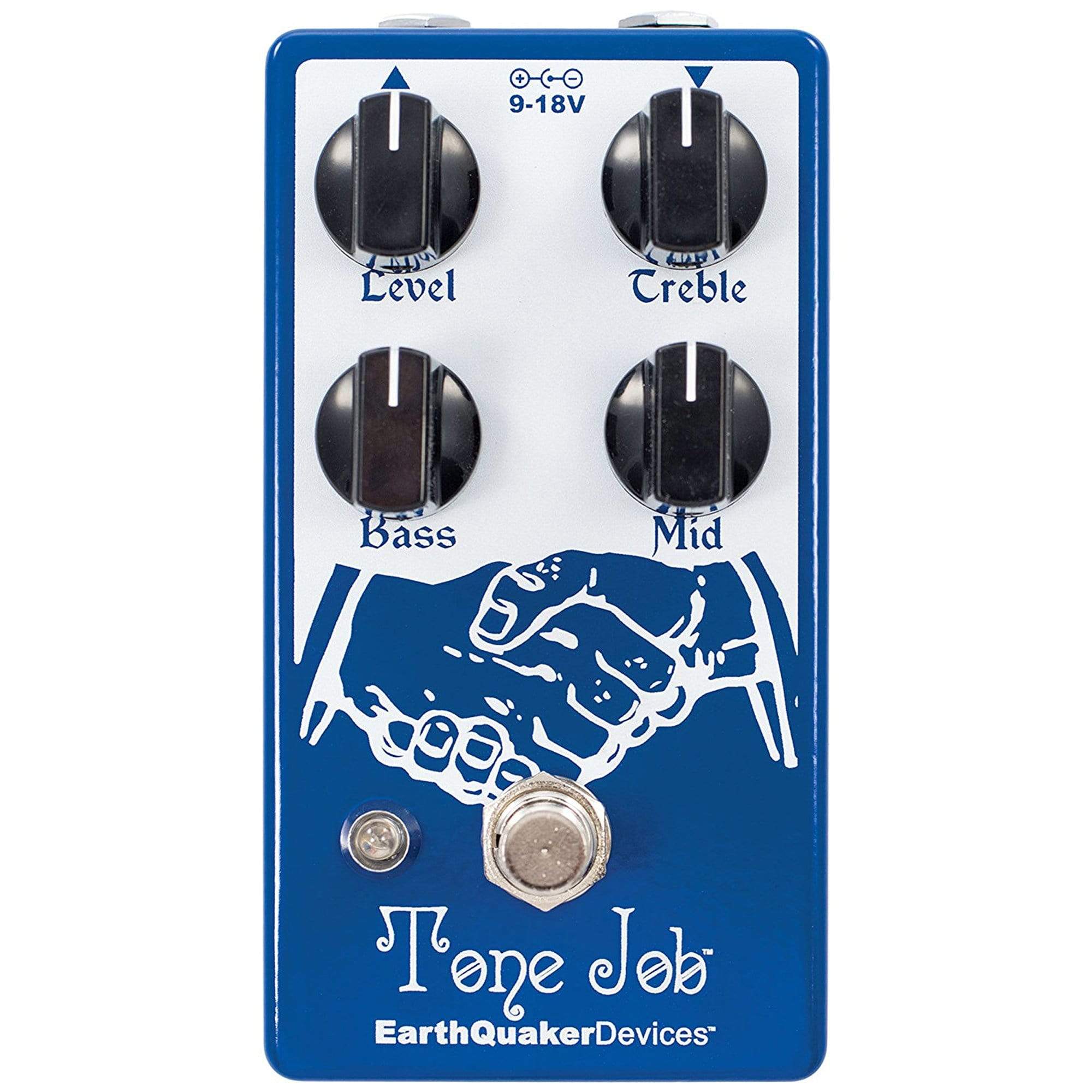 Earthquaker Devices Tone Job Boost and EQ v2 Bundle w/ Truetone 1 Spot Space Saving 9v Adapter Effects and Pedals / EQ