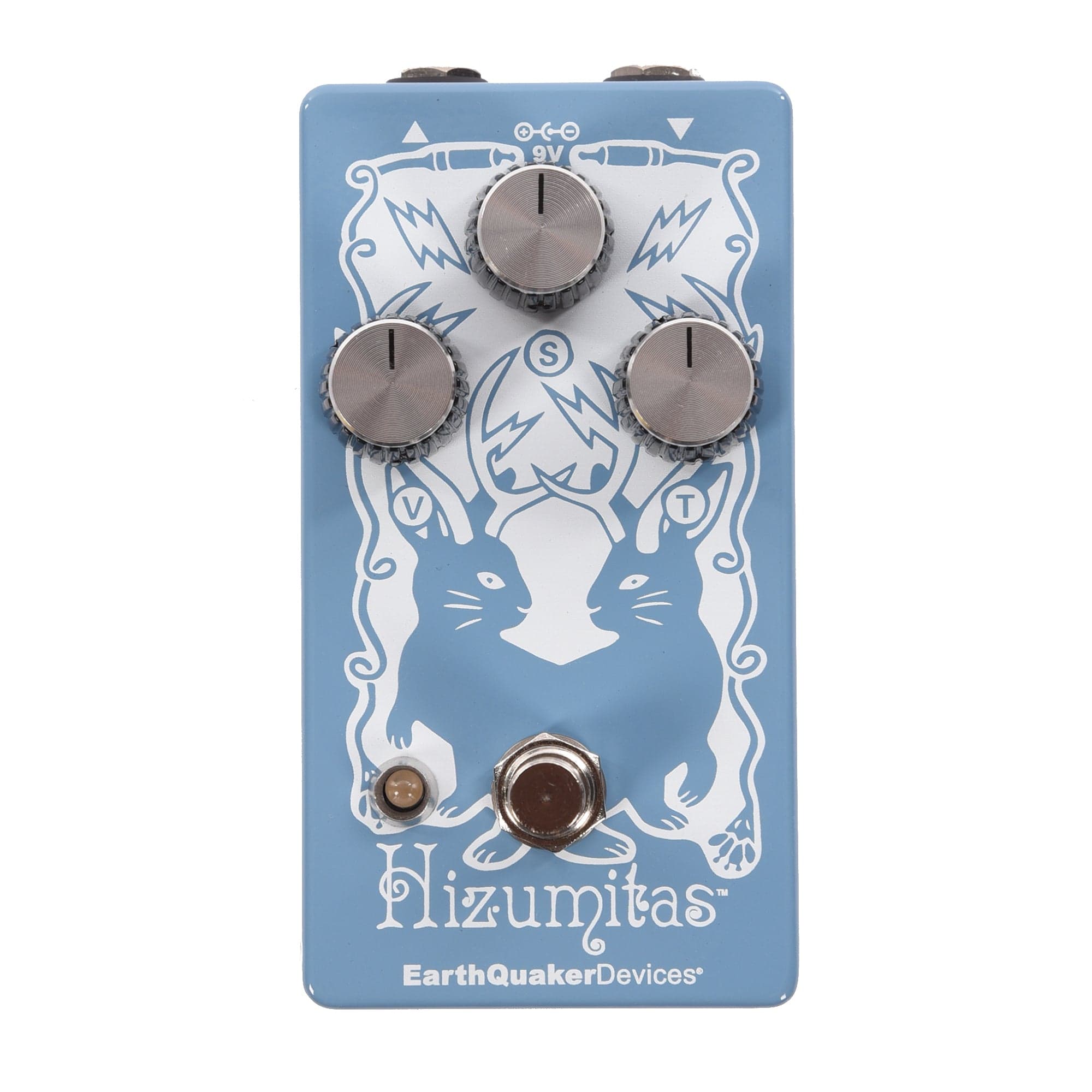 Earthquaker Devices Hizumitas Fuzz Sustainer Pedal Pastel Blue 