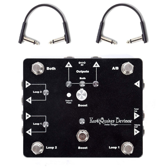 Earthquaker Devices Swiss Things Pedalboard Reconciler w/RockBoard Flat Patch Cables Bundle Effects and Pedals / Loop Pedals and Samplers