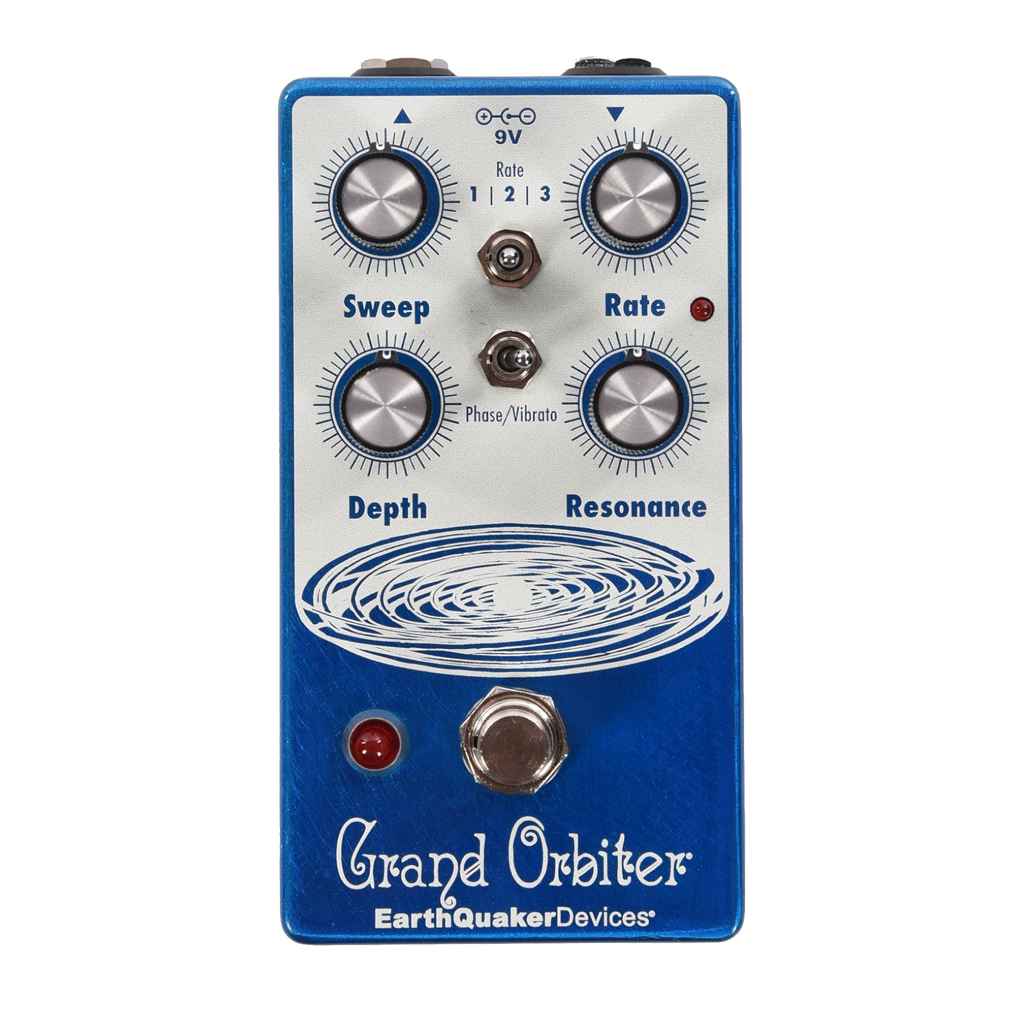 Earthquaker Devices Grand Orbiter V3 Phase Machine Pedal Transparent Blue