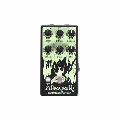 EarthQuaker Devices Afterneath V3 Enhanced Otherworldly Reverberation Machine Lime Green Effects and Pedals / Reverb