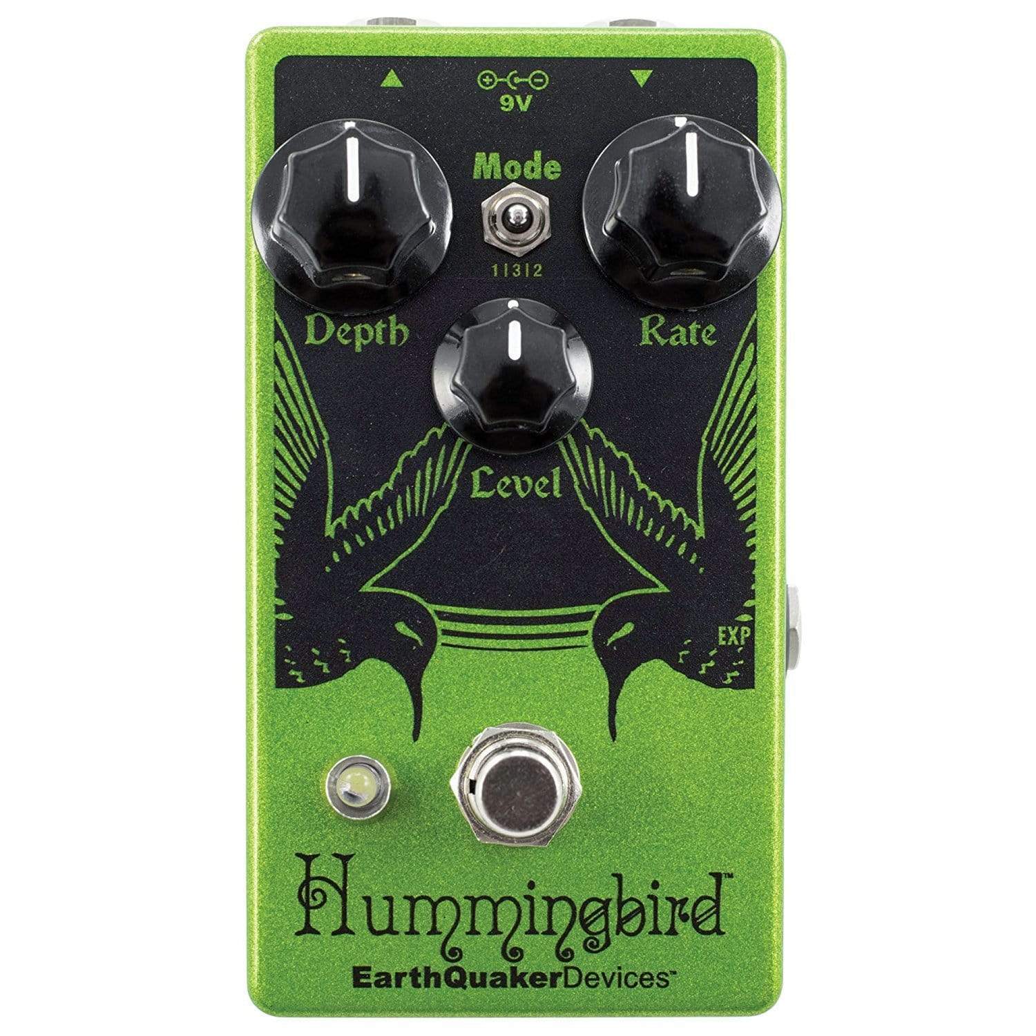 Earthquaker Devices Hummingbird Repeat Percussion Tremolo v4 Bundle w/ Truetone 1 Spot Space Saving 9v Adapter Effects and Pedals / Tremolo and Vibrato