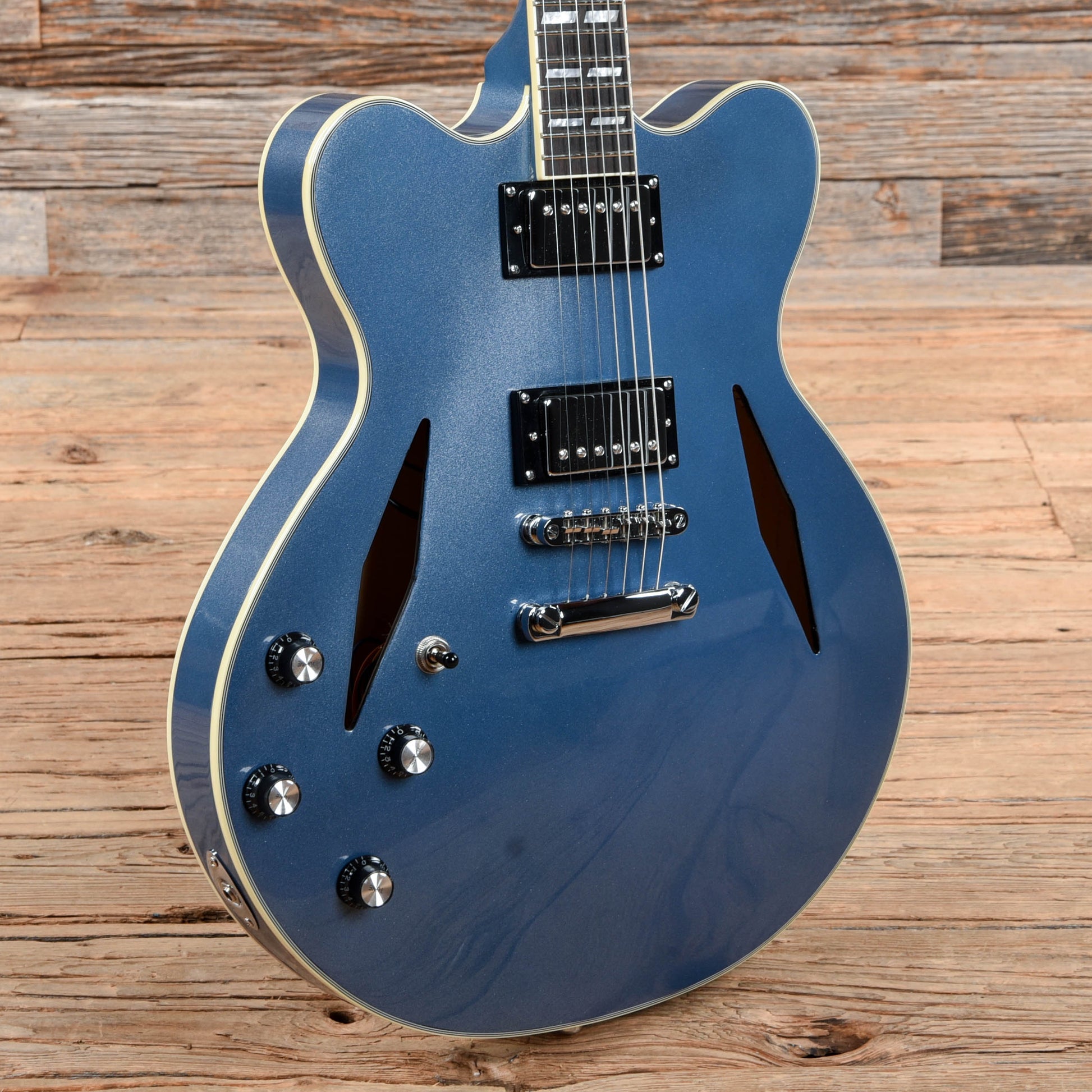 Eastwood Classic 6 HB-TL Pelham Blue 2018 LEFTY Electric Guitars / Semi-Hollow