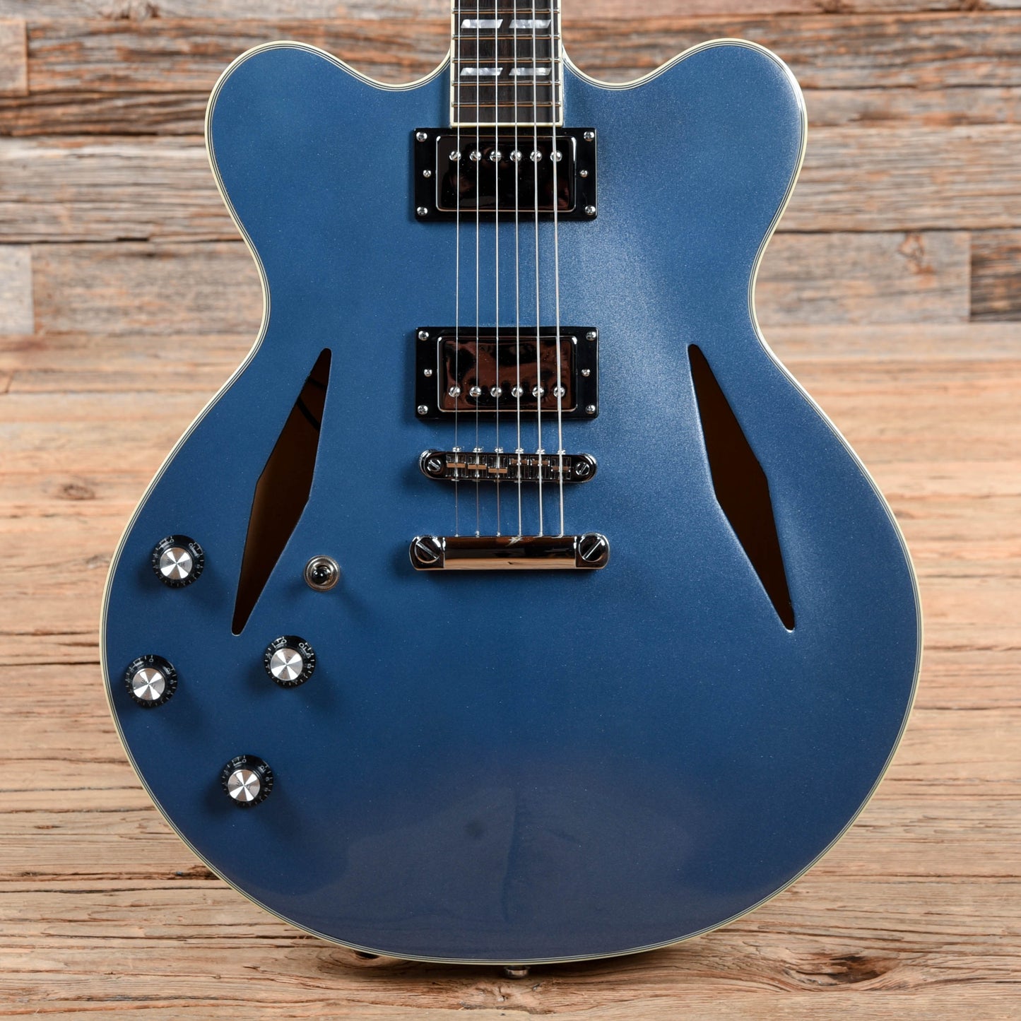 Eastwood Classic 6 HB-TL Pelham Blue 2018 LEFTY Electric Guitars / Semi-Hollow