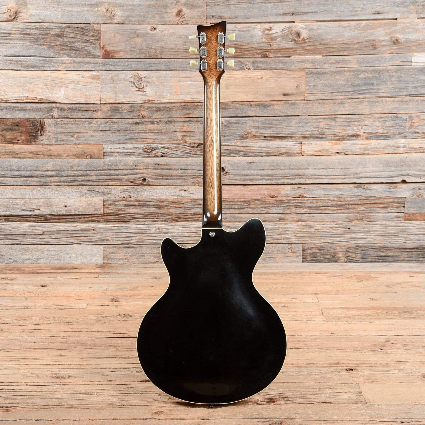 Echopark Esperanto Custom Black Electric Guitars / Semi-Hollow