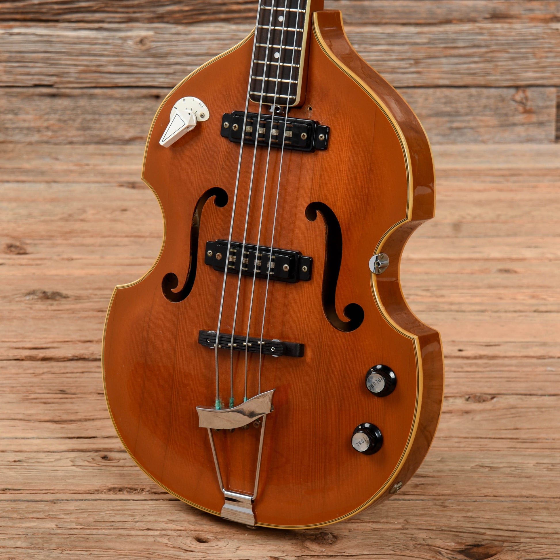 EKO Model 995 Violin Bass Natural 1960s Bass Guitars / 4-String