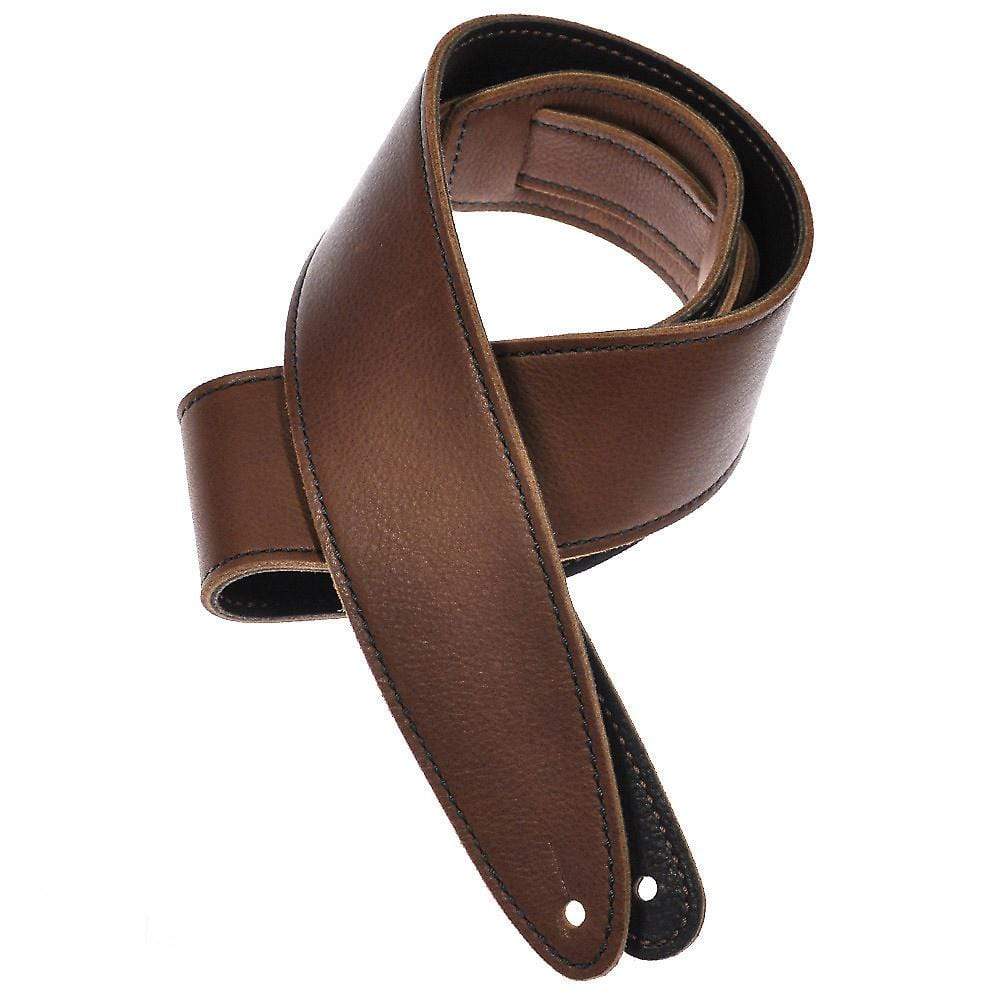 El Dorado Durango Suave Leather Guitar Strap 2.5 Inch - Congac