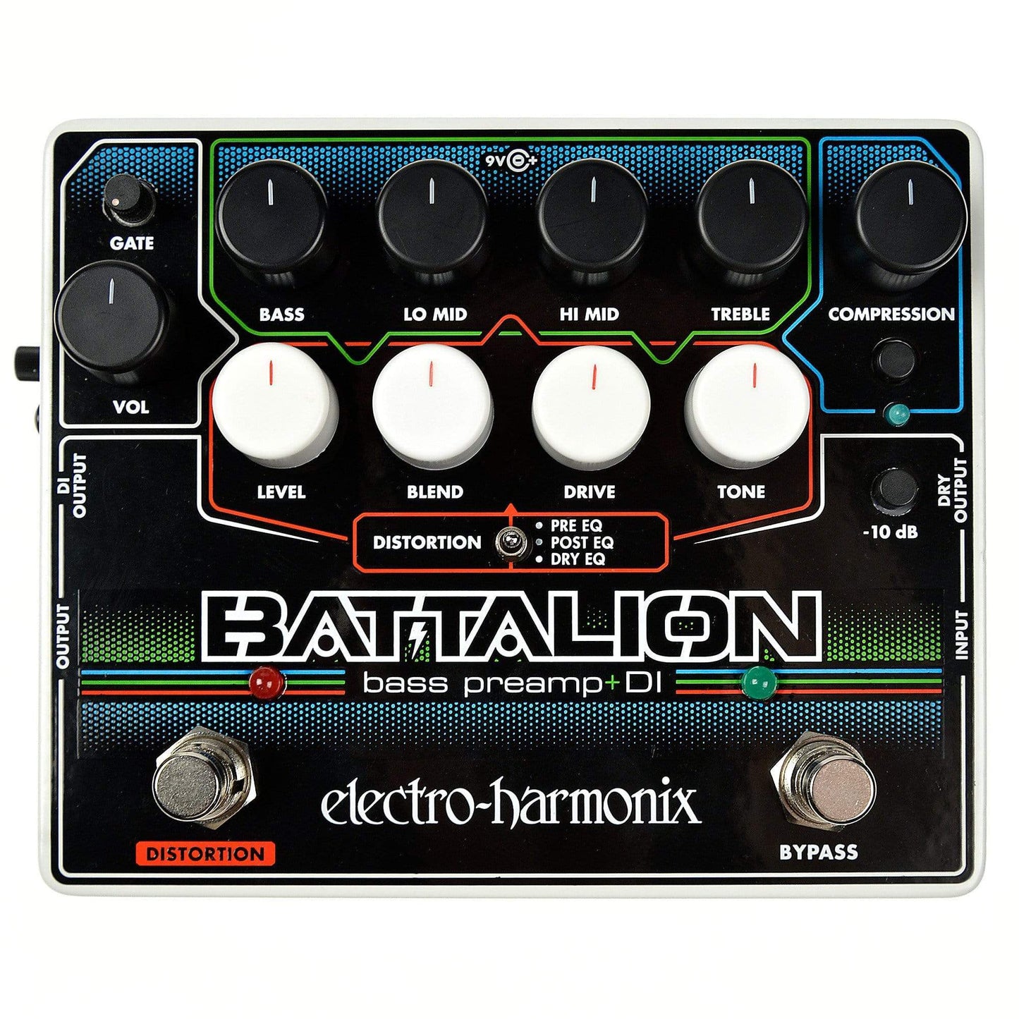 Electro-Harmonix Battalion Bass Preamp and DI Effects and Pedals / EQ