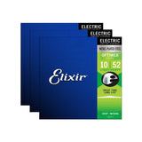 Elixir 19077 Optiweb Electric Guitar Strings Light Heavy 10 52 3