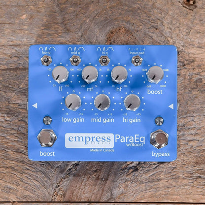 Empress ParaEq Parametric Equalizer Blue Chassis Effects and Pedals / EQ