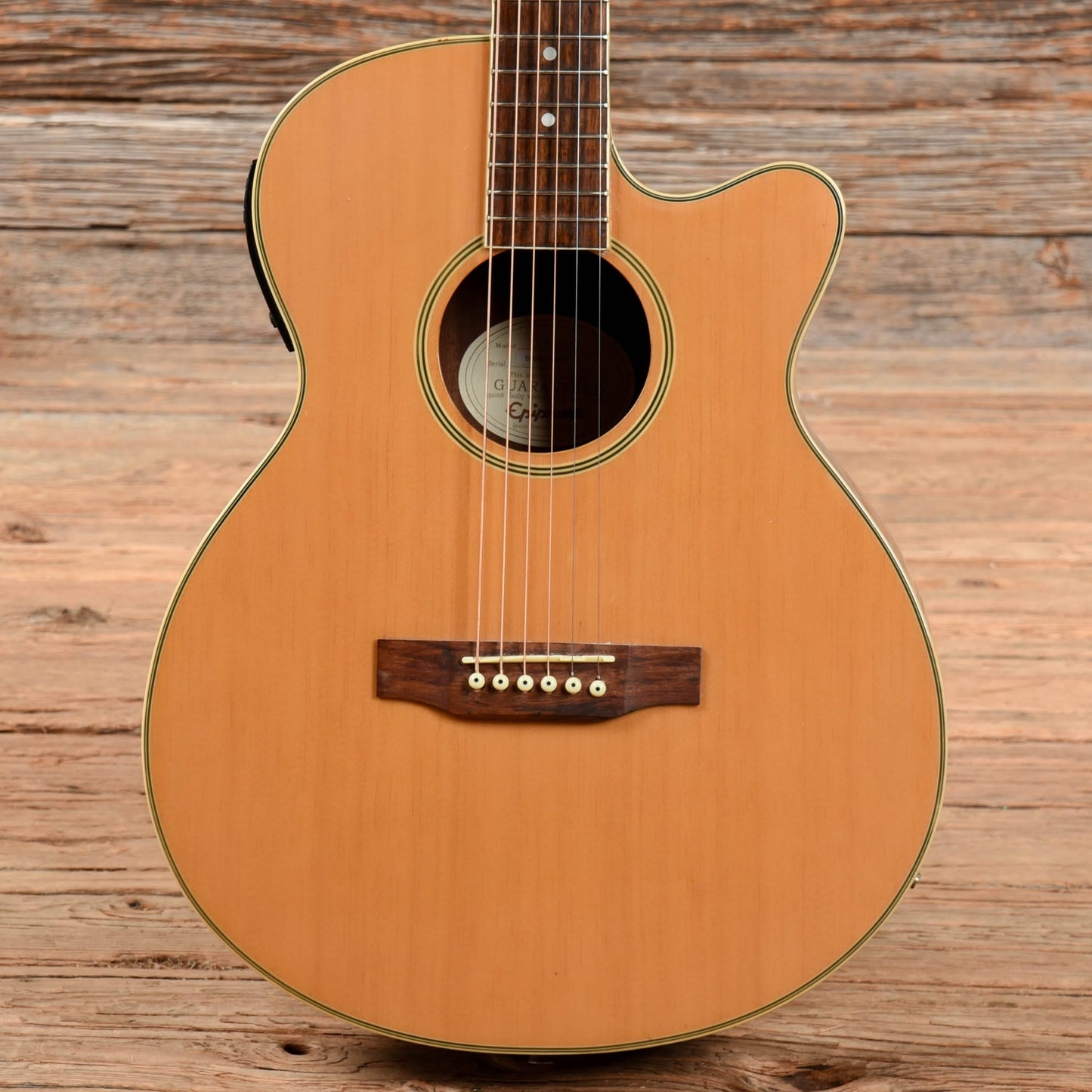 Epiphone Epiphone PR-4E Acoustic/Electric Guitar Natural Acoustic Guitars / Built-in Electronics