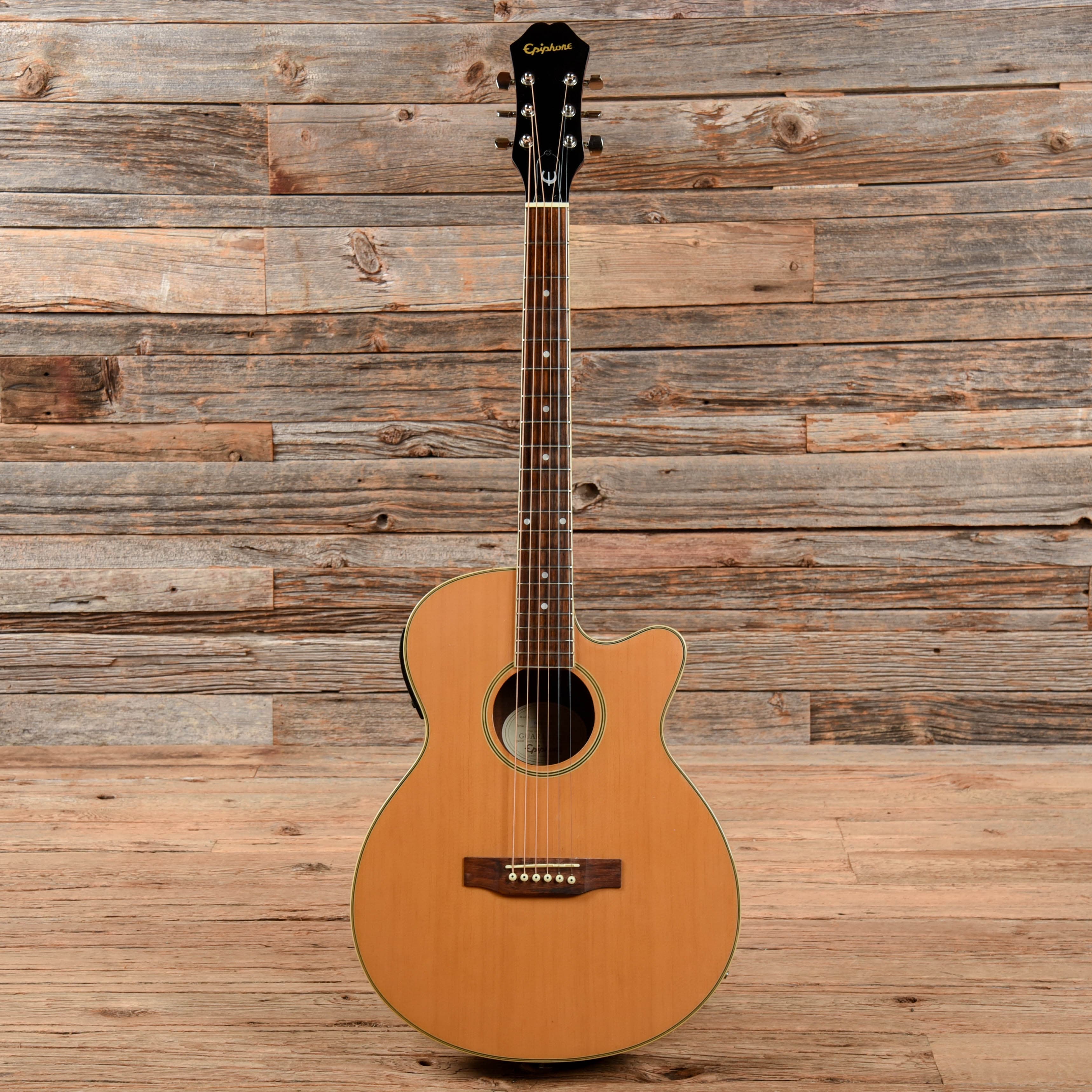 Epiphone Epiphone PR-4E Acoustic/Electric Guitar Natural – Chicago Music  Exchange