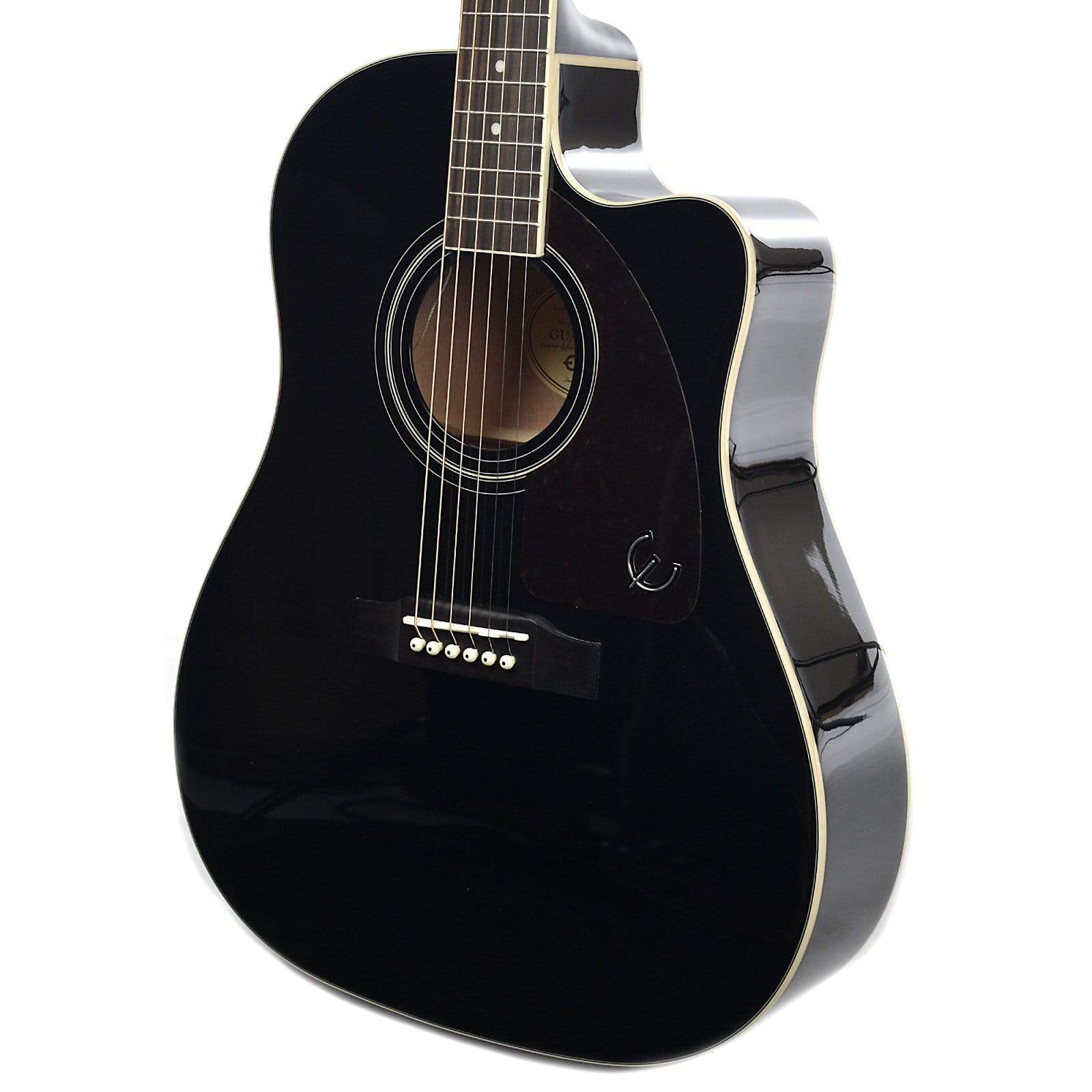 Epiphone AJ-220SCE Acoustic-Electric Ebony Acoustic Guitars / Dreadnought