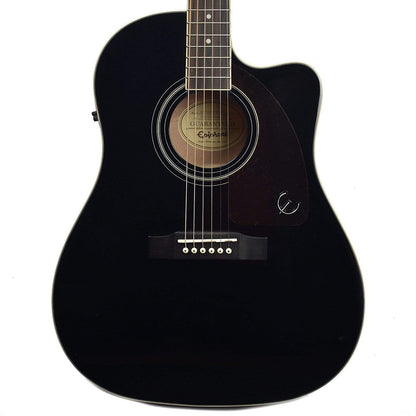 Epiphone AJ-220SCE Acoustic-Electric Ebony Acoustic Guitars / Dreadnought