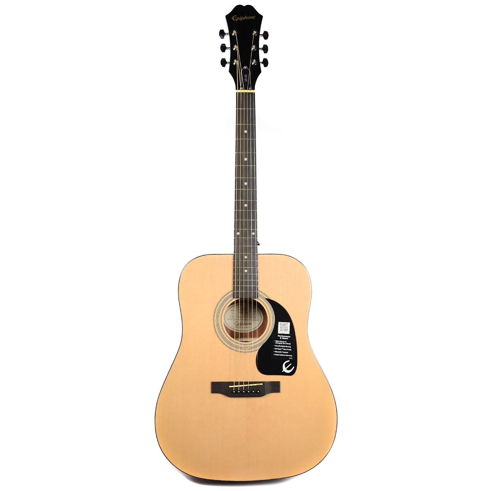 Epiphone DR-100 Dreadnought Acoustic Natural Acoustic Guitars / Dreadnought