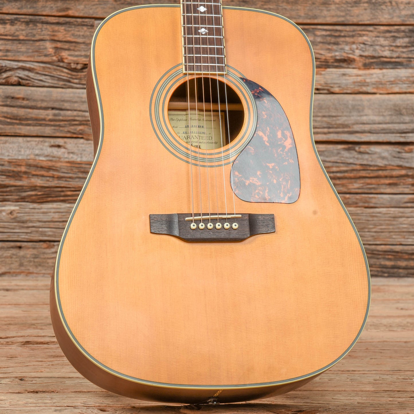 Epiphone DR500MNS Natural Acoustic Guitars / Dreadnought