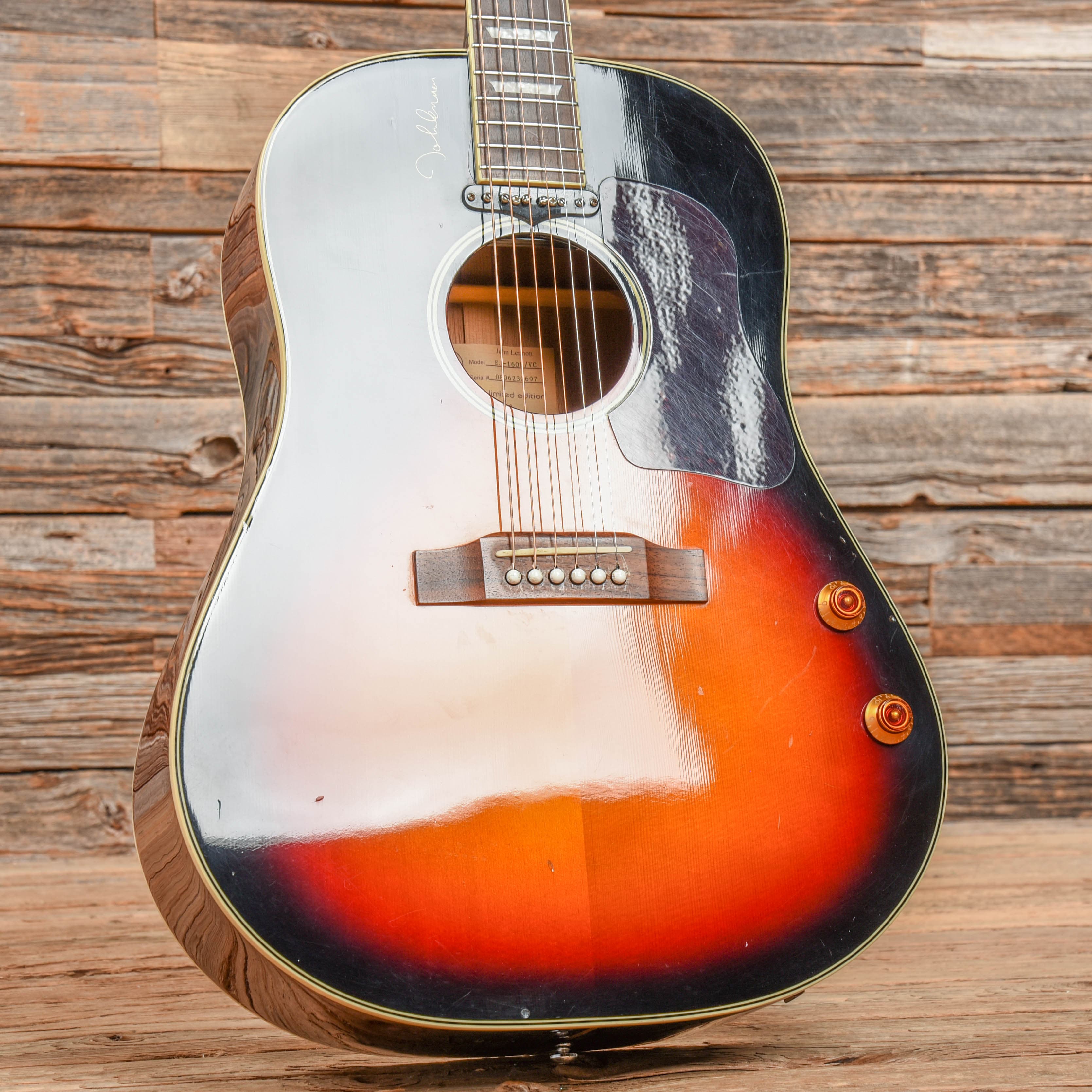 Epiphone EJ-160e John Lennon Sunburst 2008 – Chicago Music Exchange