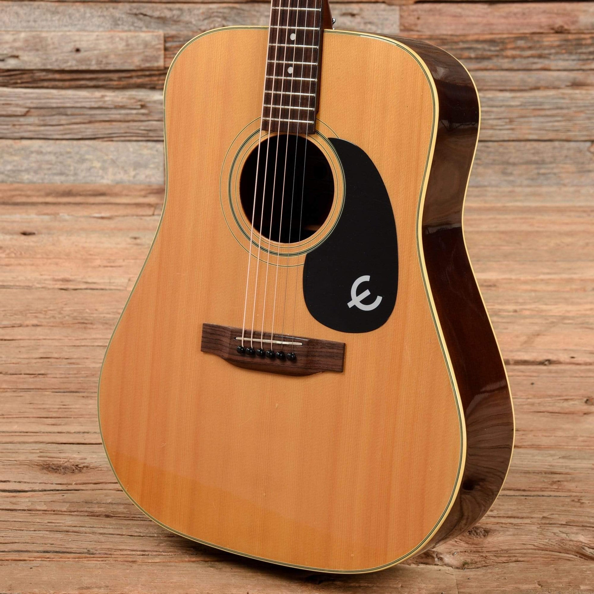 Epiphone FT-145 Natural 1970s Acoustic Guitars / Dreadnought