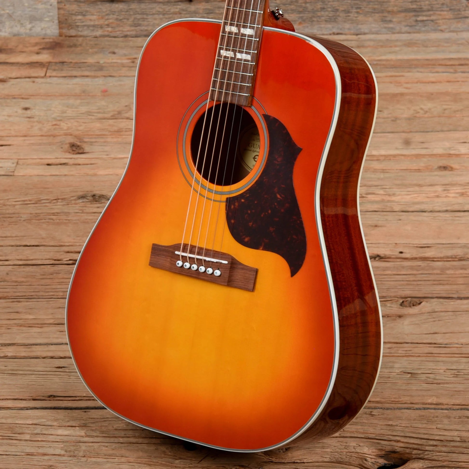 Epiphone Hummingbird Artist Cherry Sunburst 2018 Acoustic Guitars / Dreadnought