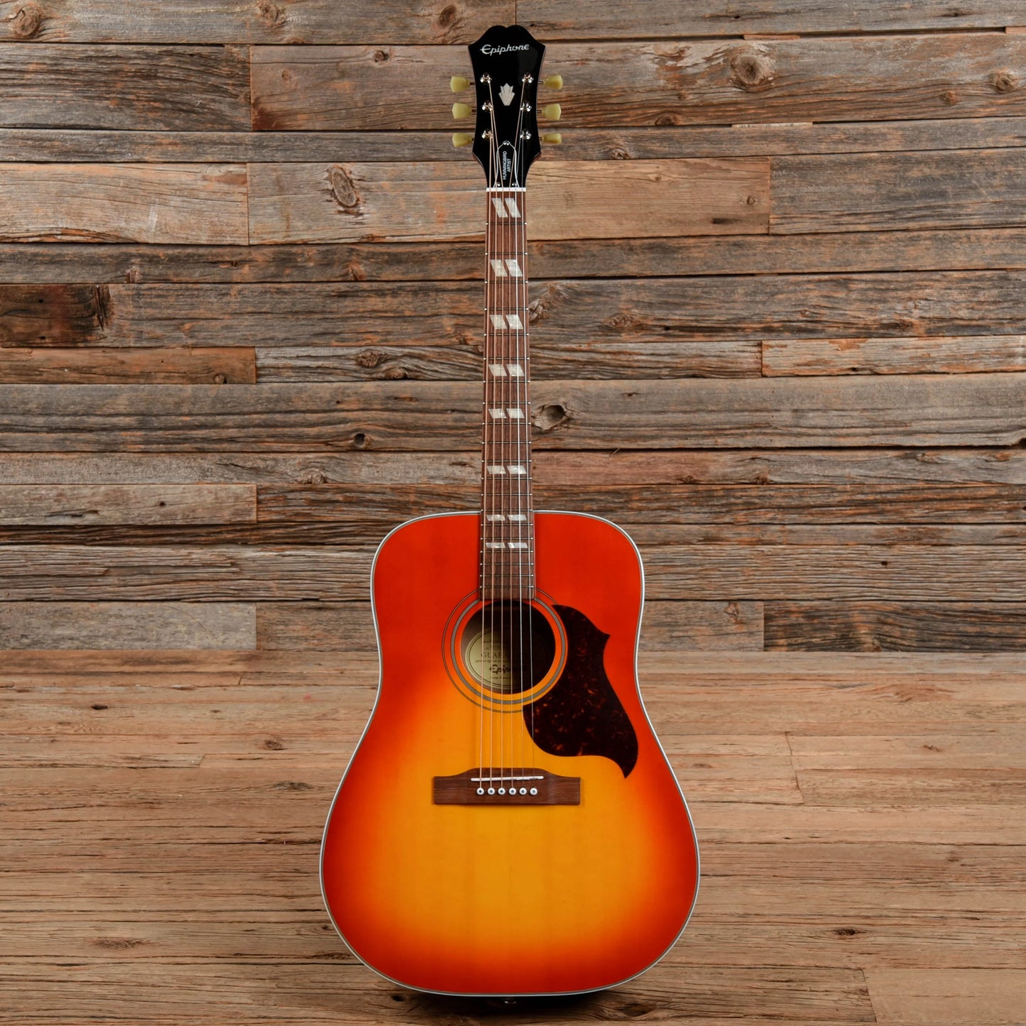 Epiphone Hummingbird Artist Cherry Sunburst 2018 Acoustic Guitars / Dreadnought