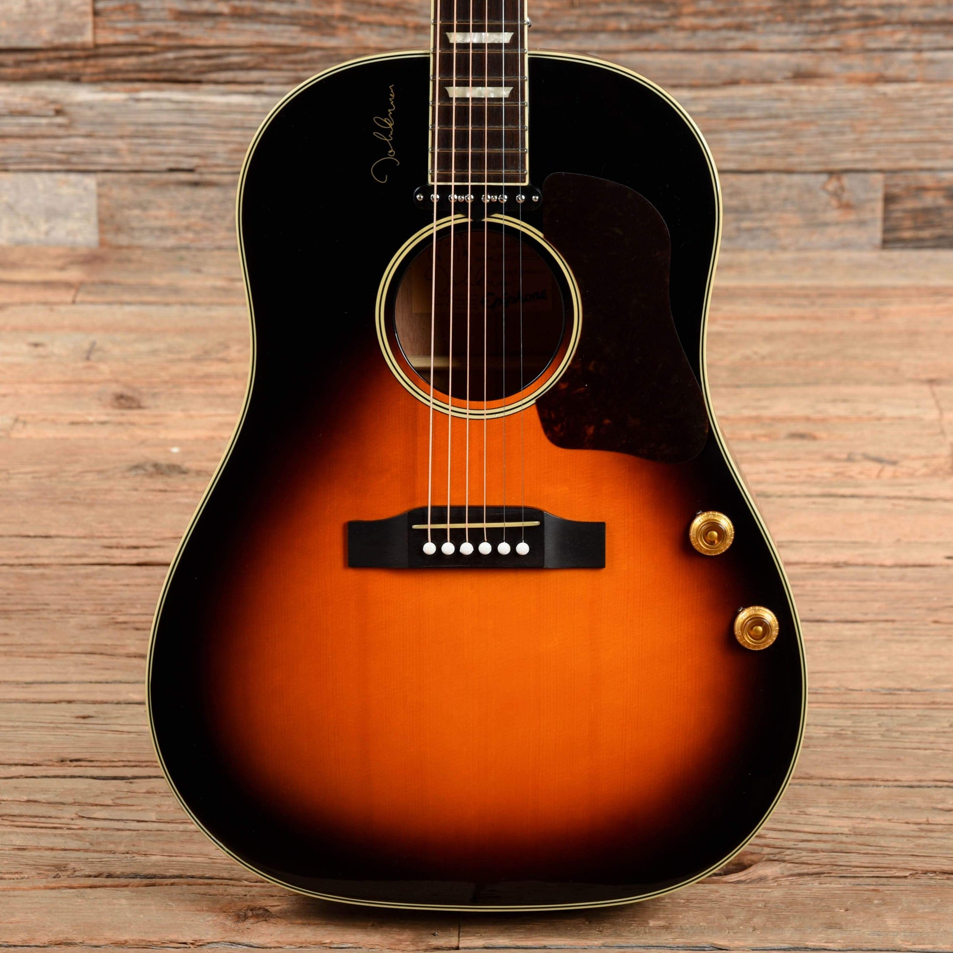 Epiphone John Lennon EJ-160E Artist Series Sunburst 2011 Acoustic Guitars / Dreadnought