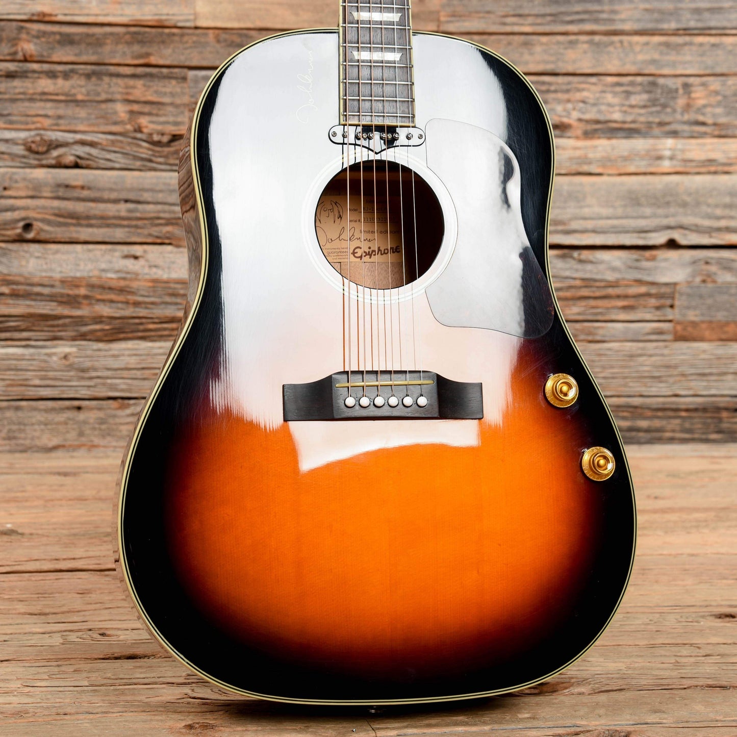 Epiphone John Lennon EJ-160E Artist Series Sunburst 2011 Acoustic Guitars / Dreadnought