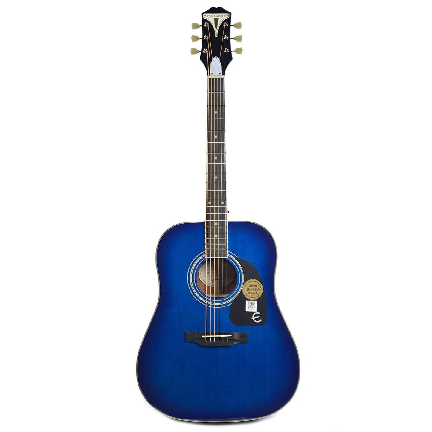 Epiphone PRO-1 Plus Dreadnought Acoustic Trans Blue Acoustic Guitars / Dreadnought