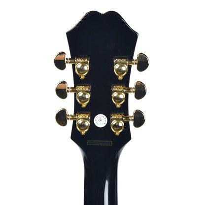 Epiphone EJ-200SCE Solid Top Acoustic-Electric Black and Epiphone Hardshell Case Bundle Acoustic Guitars / Jumbo