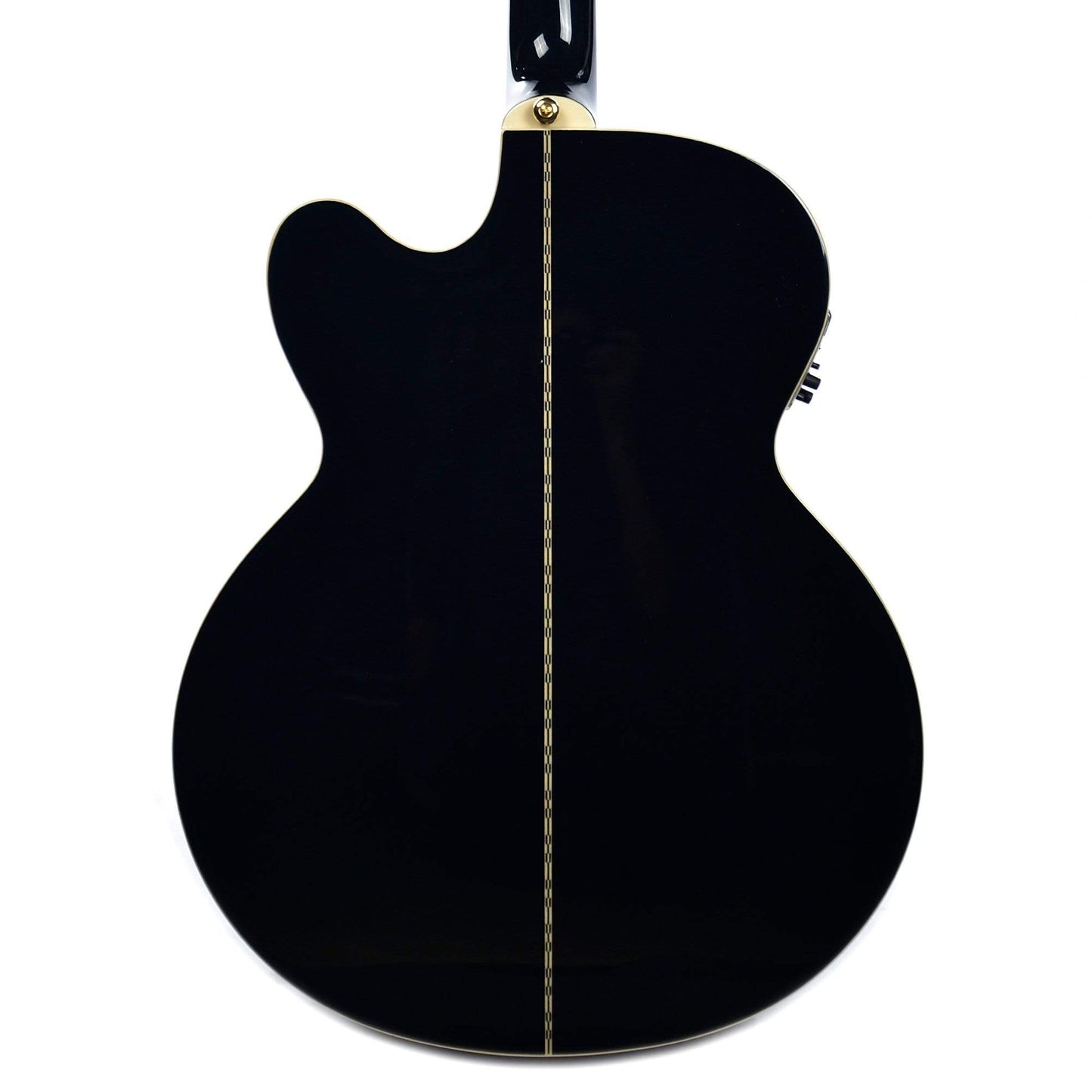 Epiphone EJ-200SCE Solid Top Acoustic-Electric Black and Epiphone Hardshell Case Bundle Acoustic Guitars / Jumbo