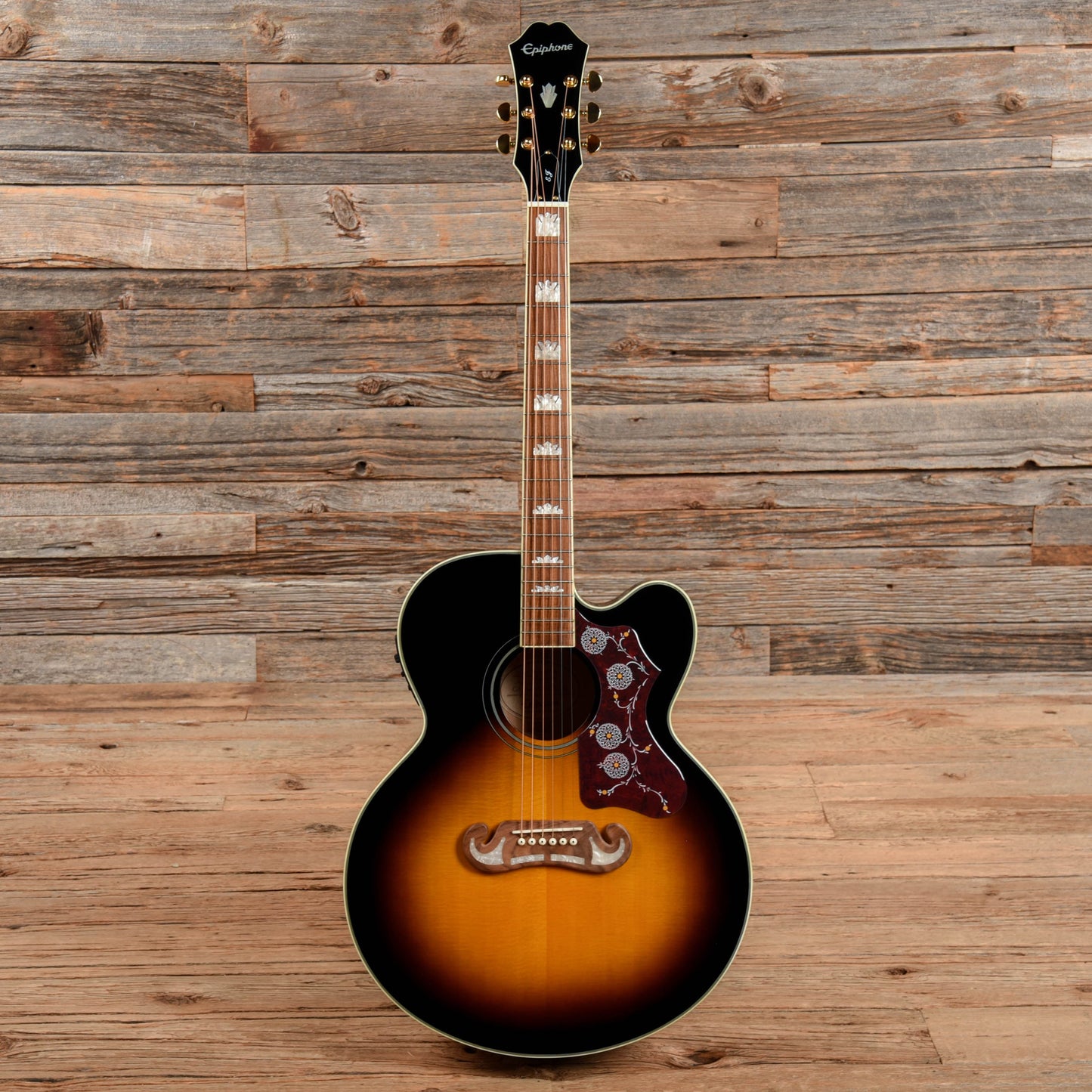 Epiphone EJ-200SCE Sunburst 2020 Acoustic Guitars / Jumbo