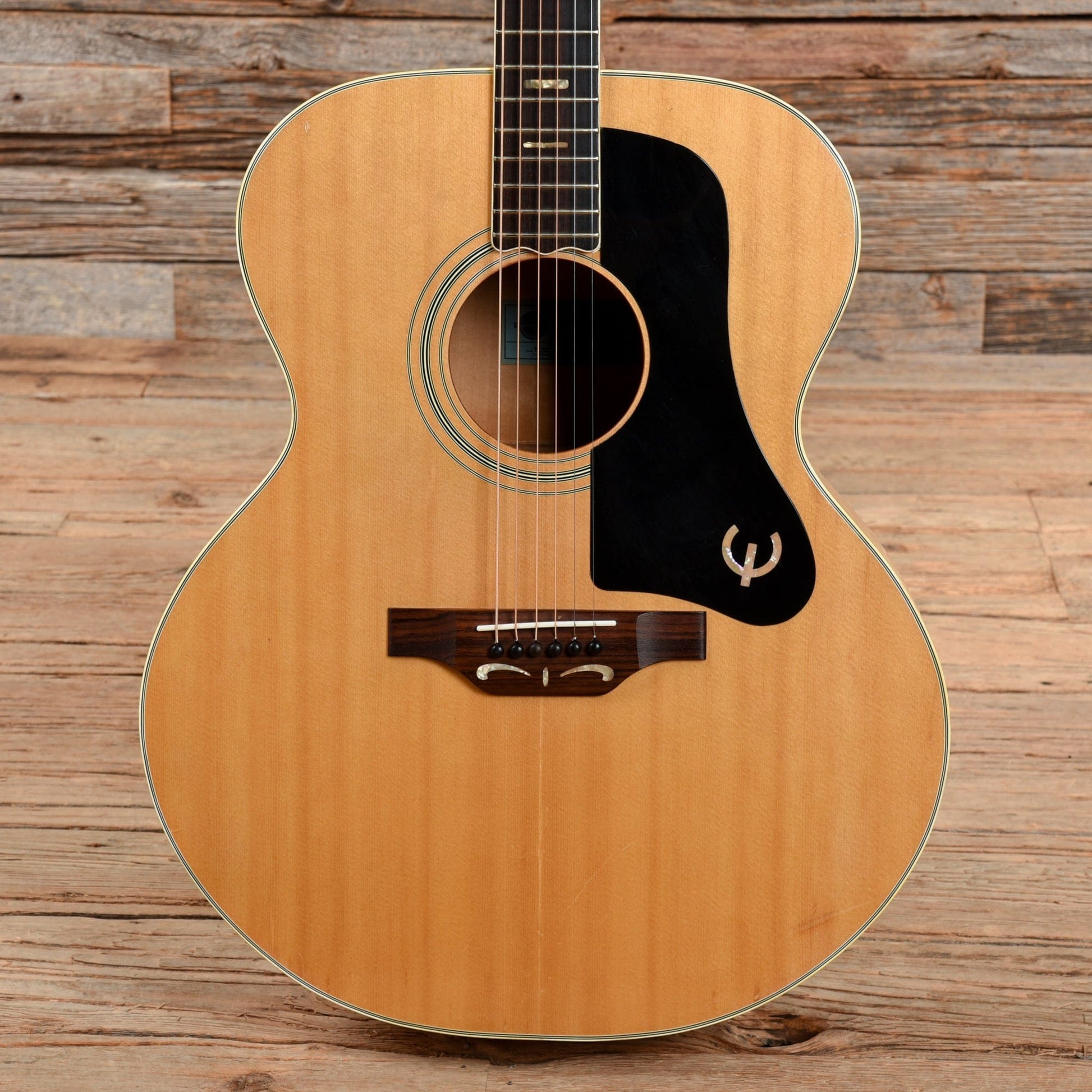 Epiphone FT-570BL Natural 1970s Acoustic Guitars / Jumbo