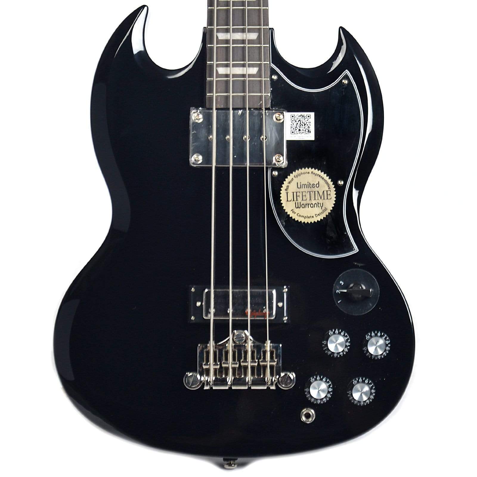 Epiphone EB-3 Bass Ebony CH Bass Guitars / 4-String