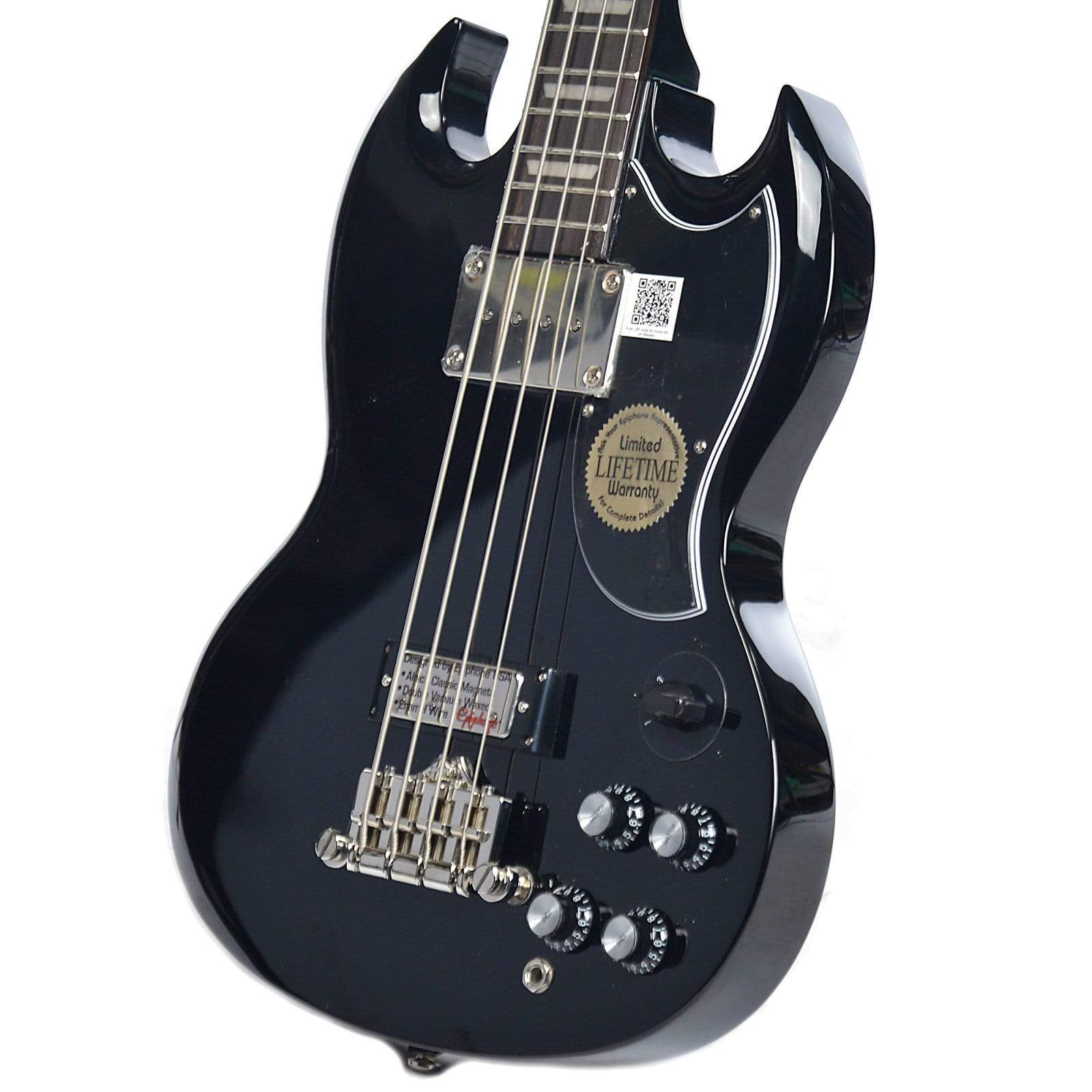 Epiphone EB-3 Bass Ebony CH Bass Guitars / 4-String