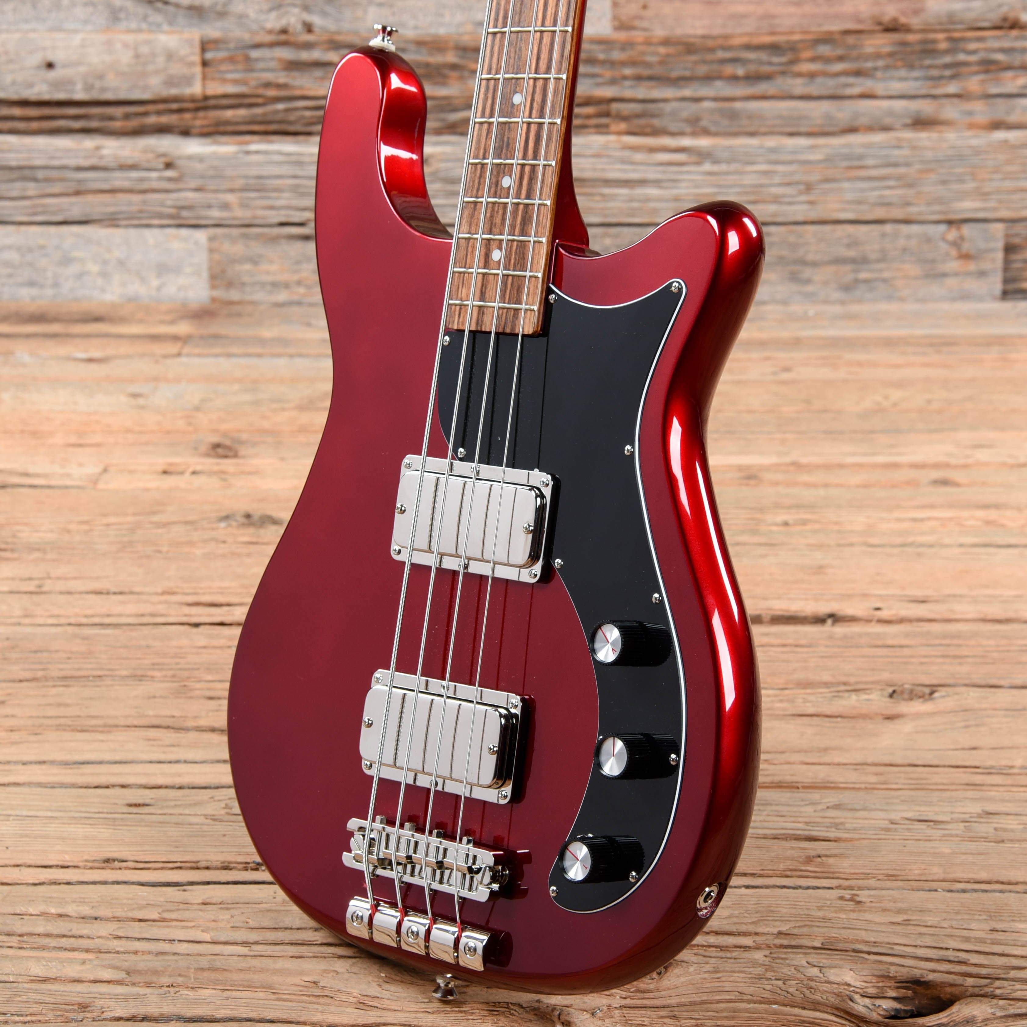 Epiphone Embassy Bass Sparkling Burgundy Bass Guitars / 4-String