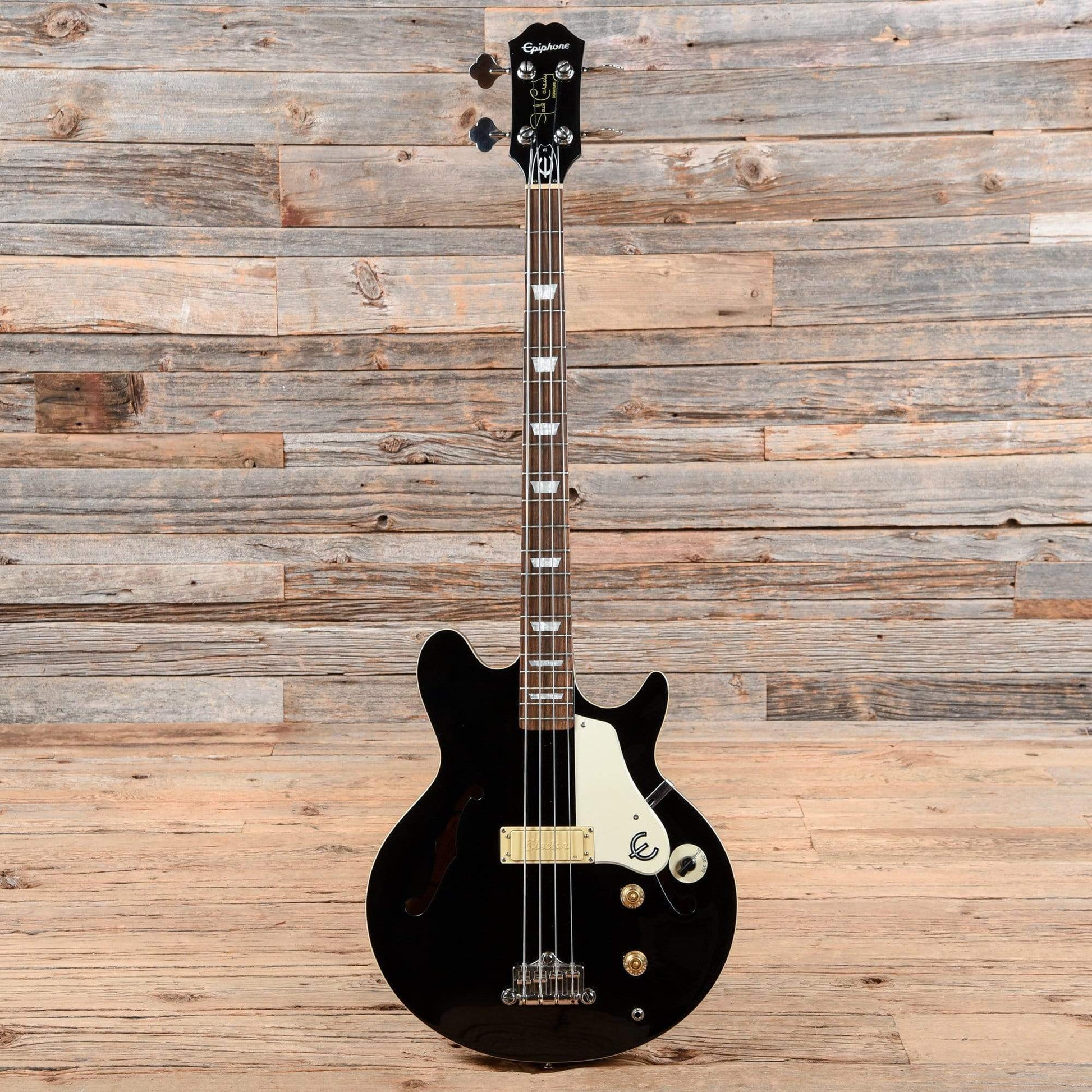 Epiphone Jack Casady Signature Bass Black 2015 Bass Guitars / 4-String