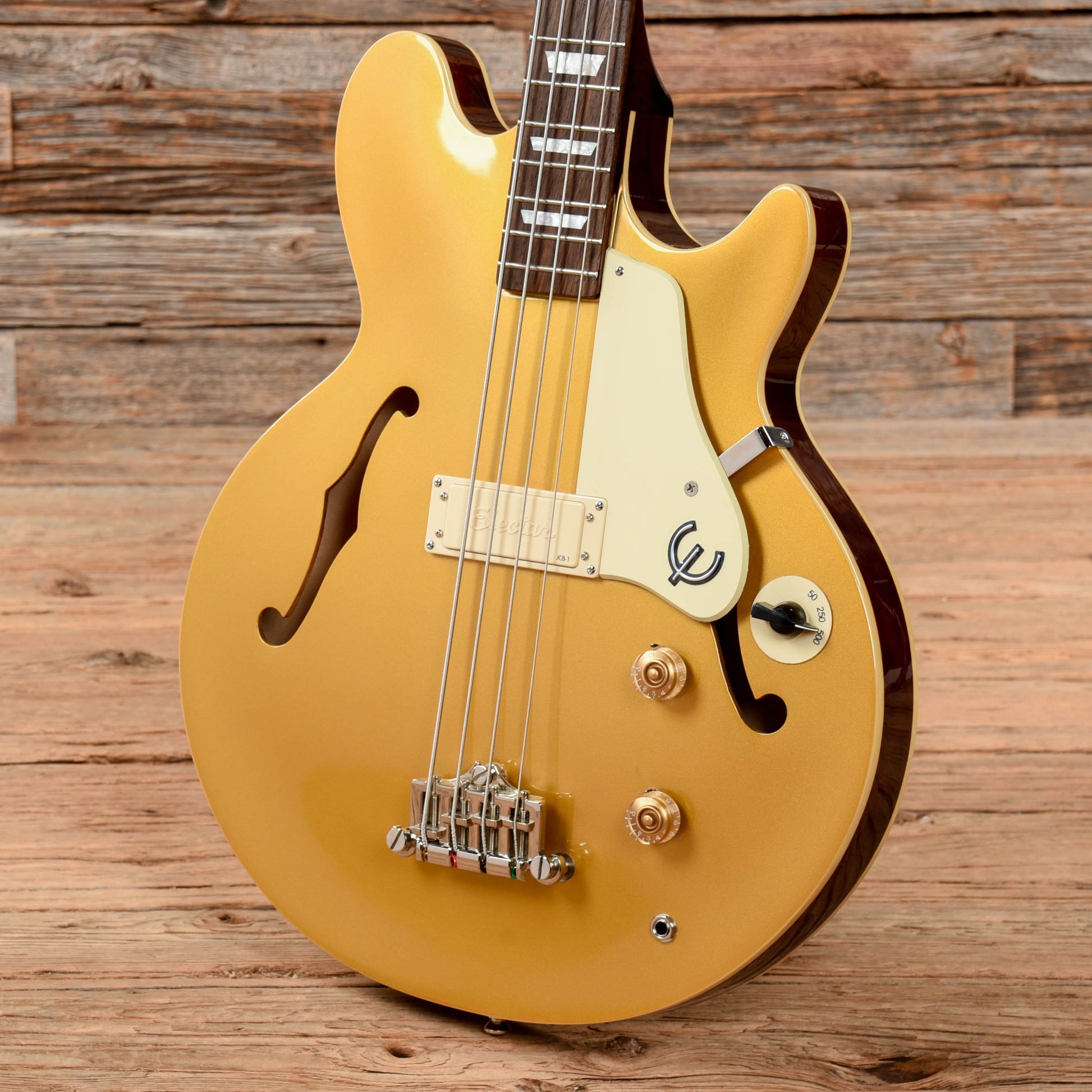 Epiphone Jack Casady Signature Bass Metallic Gold Bass Guitars / 4-String