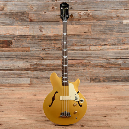 Epiphone Jack Casady Signature Bass Metallic Gold Bass Guitars / 4-String