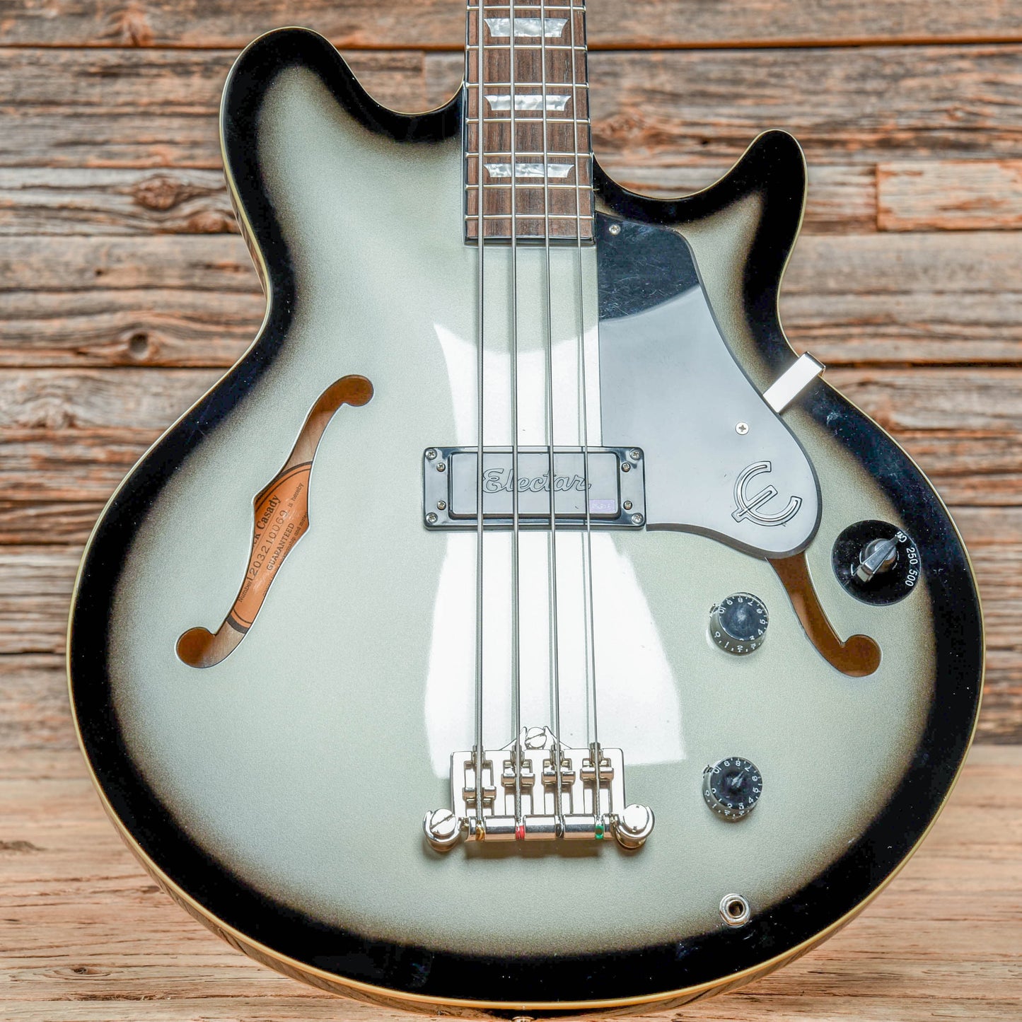 Epiphone Limited Edition Jack Casady Bass Silverburst Silverburst 2013 Bass Guitars / 4-String