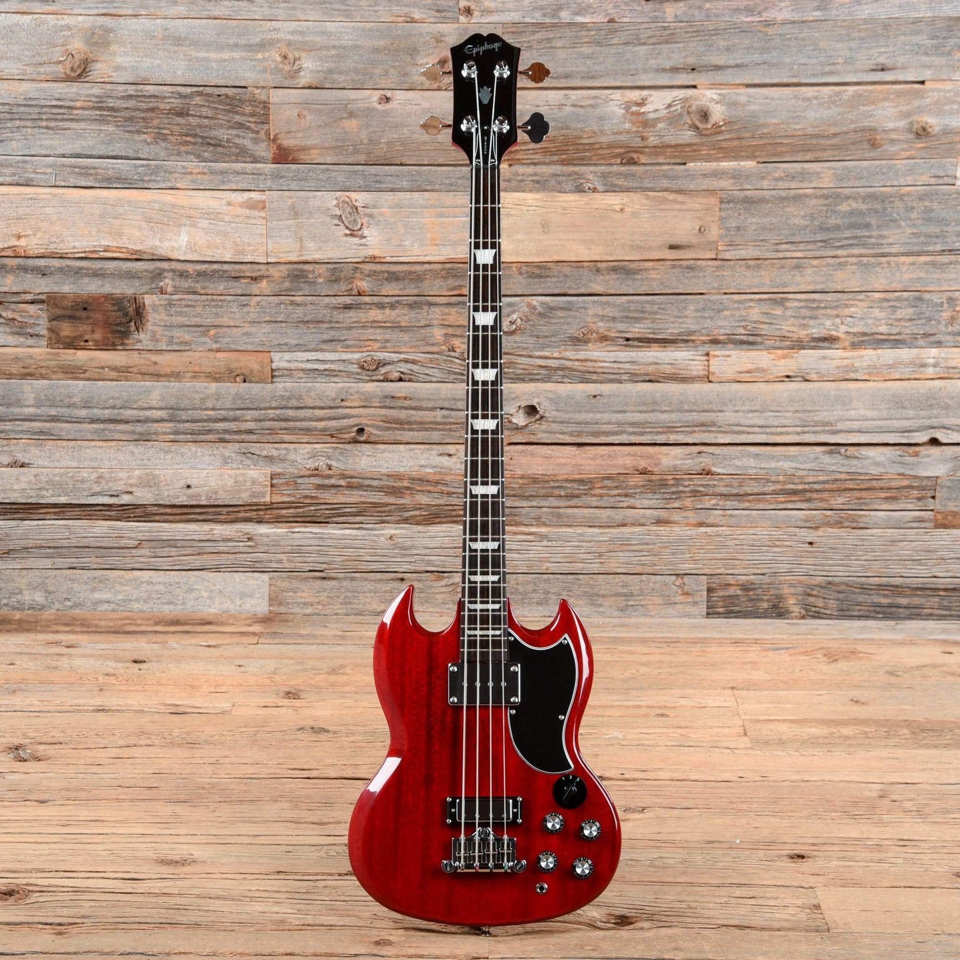 Epiphone EB-3 Cherry Bass Guitars / 5-String or More