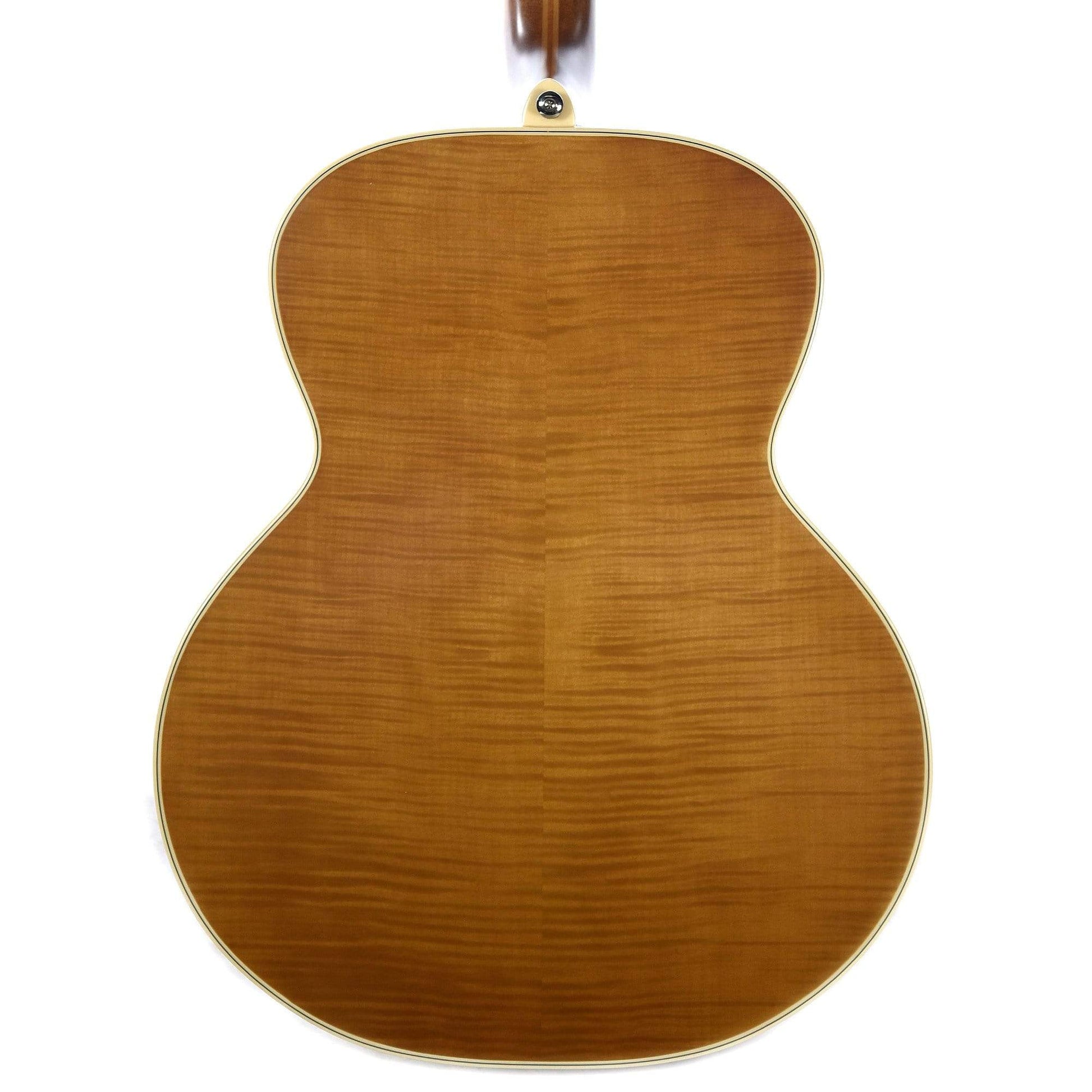 Epiphone De Luxe Classic Acoustic Electric 4 String Bass Vintage Natural w/F-Hole Bass Guitars / Acoustic Bass Guitars