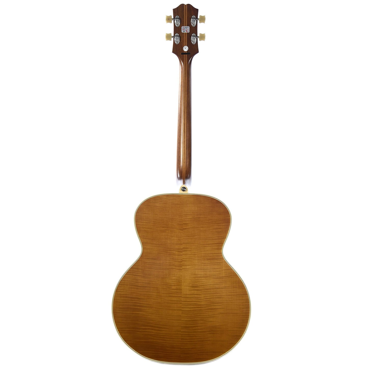 Epiphone De Luxe Classic Acoustic Electric 4 String Bass Vintage Natural w/F-Hole Bass Guitars / Acoustic Bass Guitars