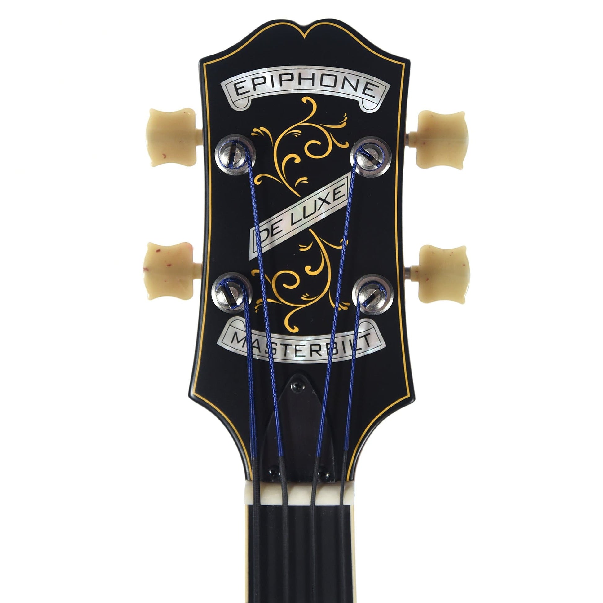 Epiphone De Luxe Classic Acoustic Electric 4 String Bass Vintage Natural w/F-Hole Bass Guitars / Acoustic Bass Guitars