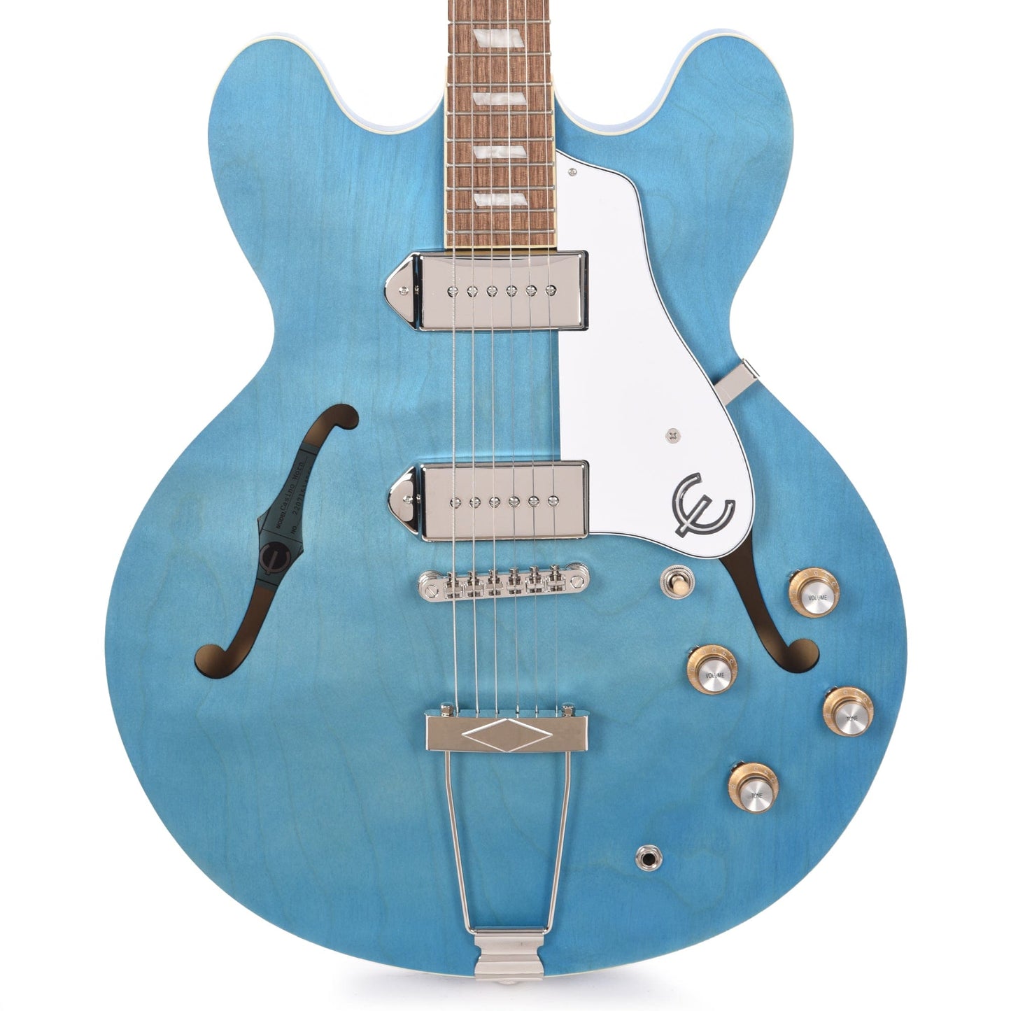 Epiphone Casino Worn Blue Denim Electric Guitars / Archtop