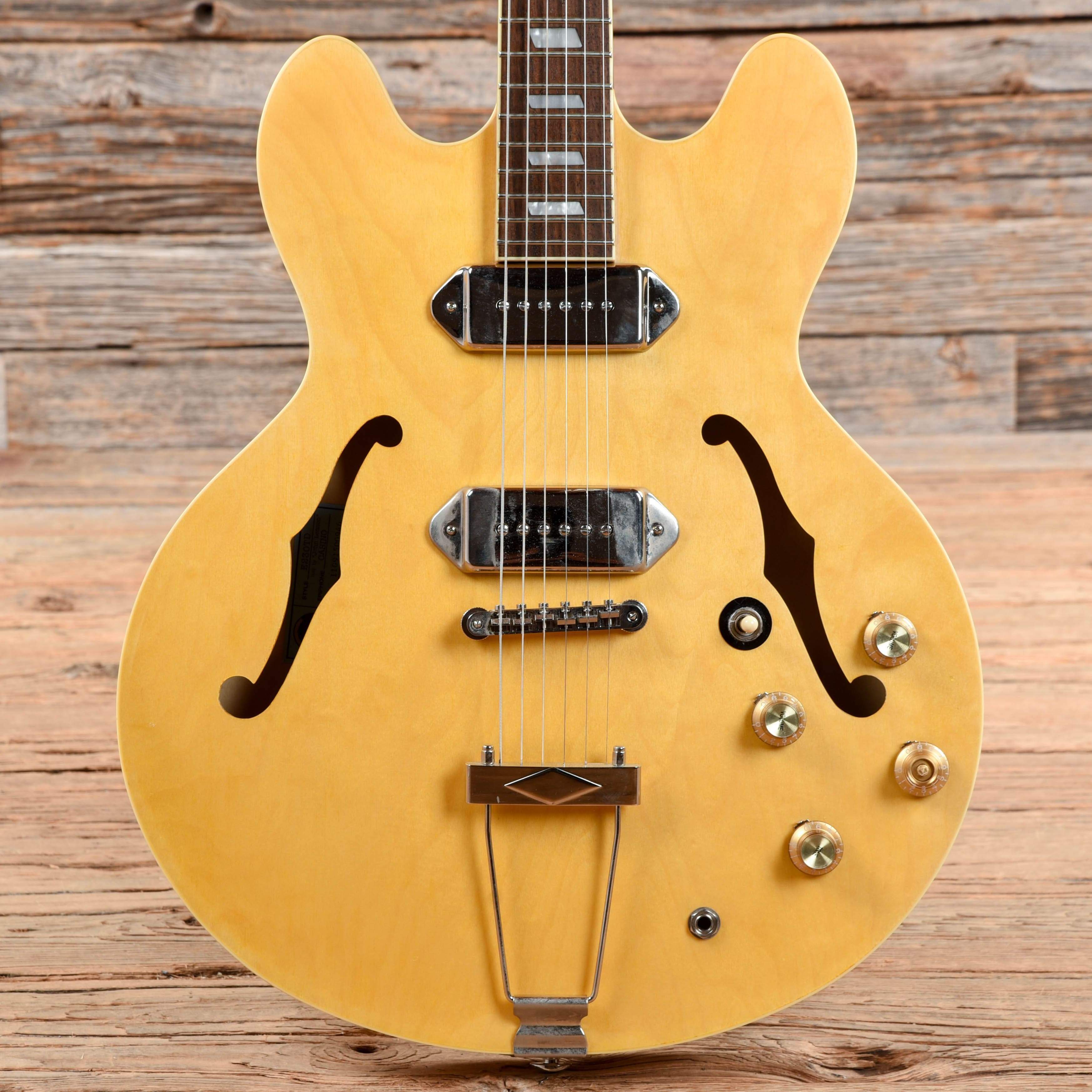 Epiphone Casino Inspired by John Lennon Natural Electric Guitars / Hollow Body