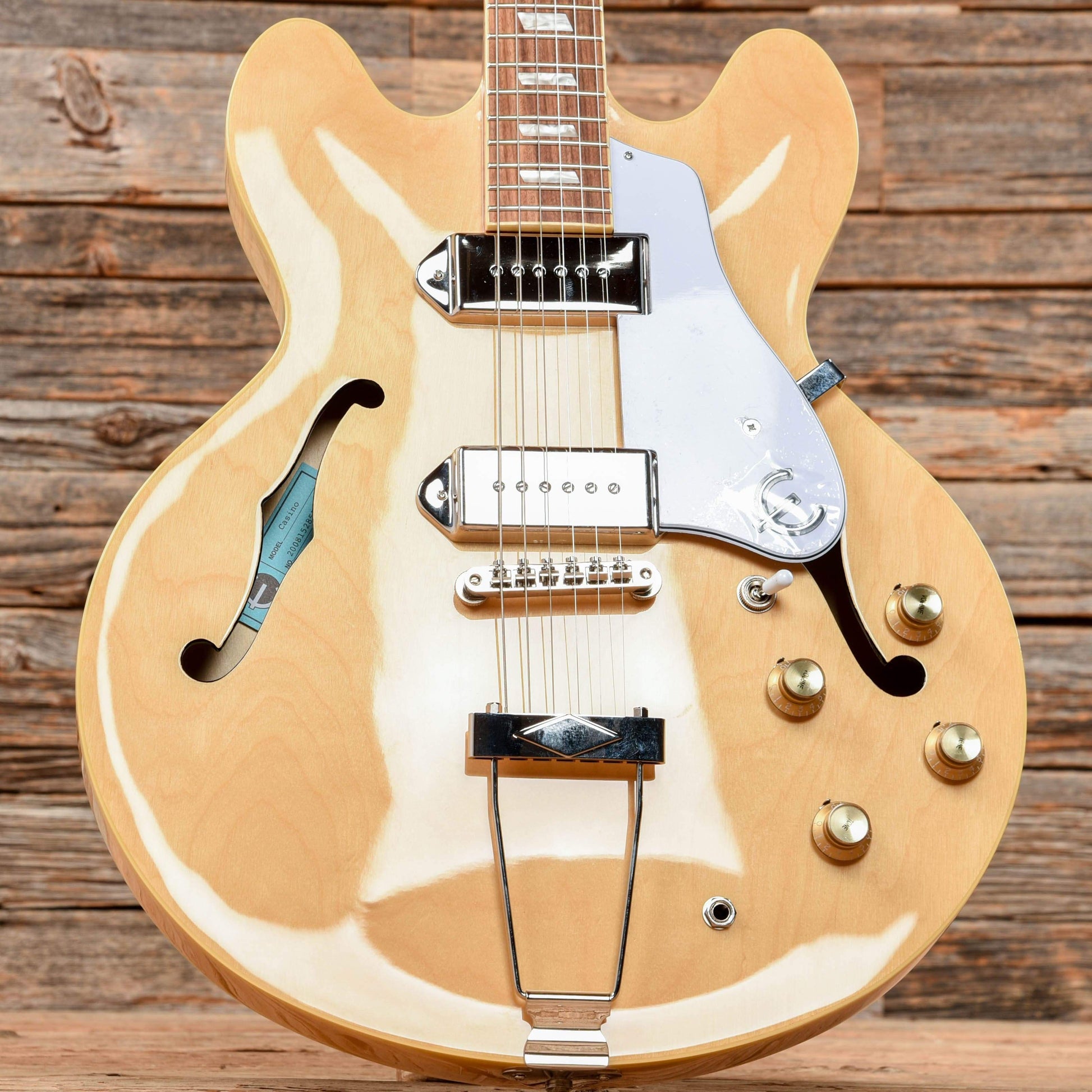 Epiphone Casino Natural 2020 Electric Guitars / Hollow Body