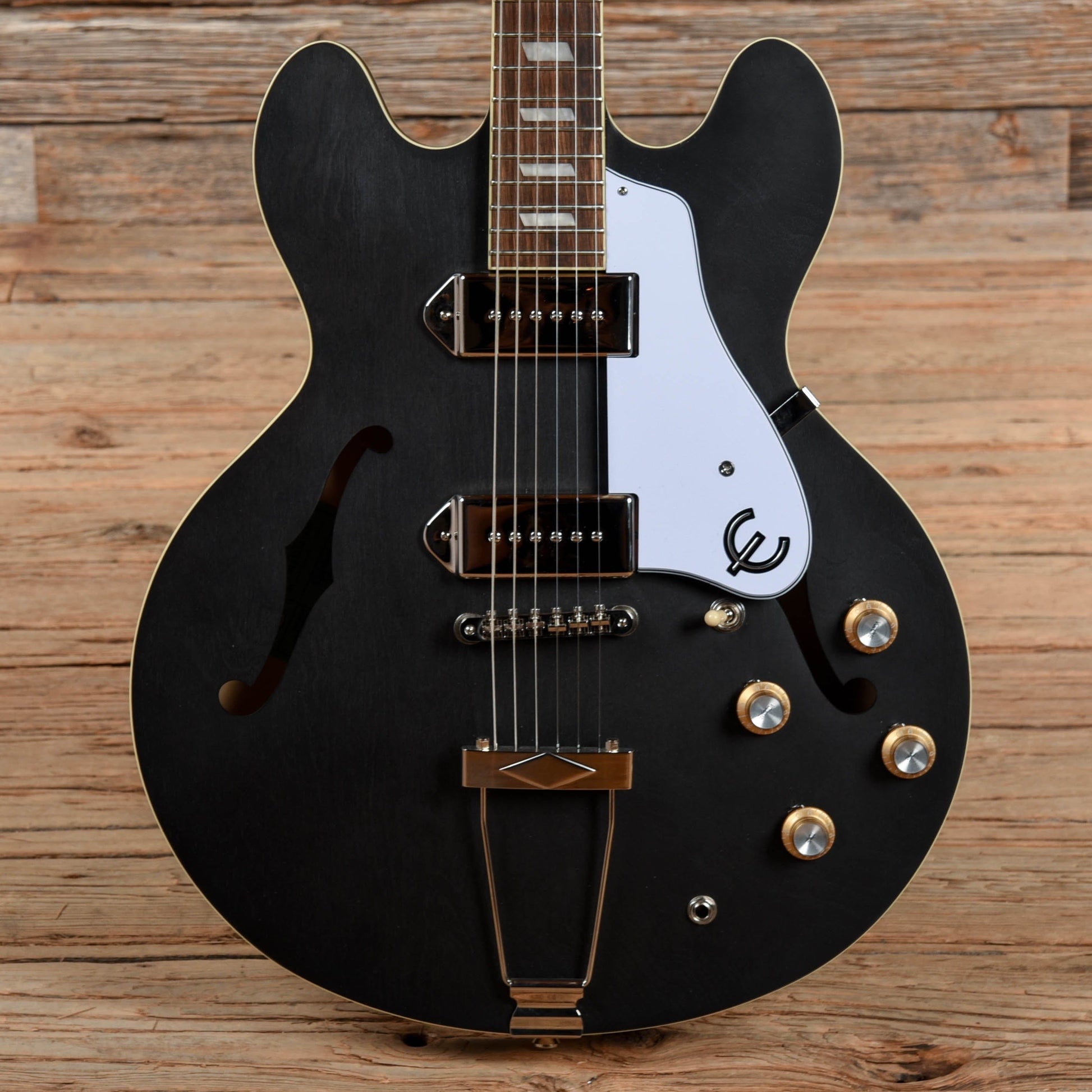 Epiphone Casino Worn Ebony 2021 Electric Guitars / Hollow Body