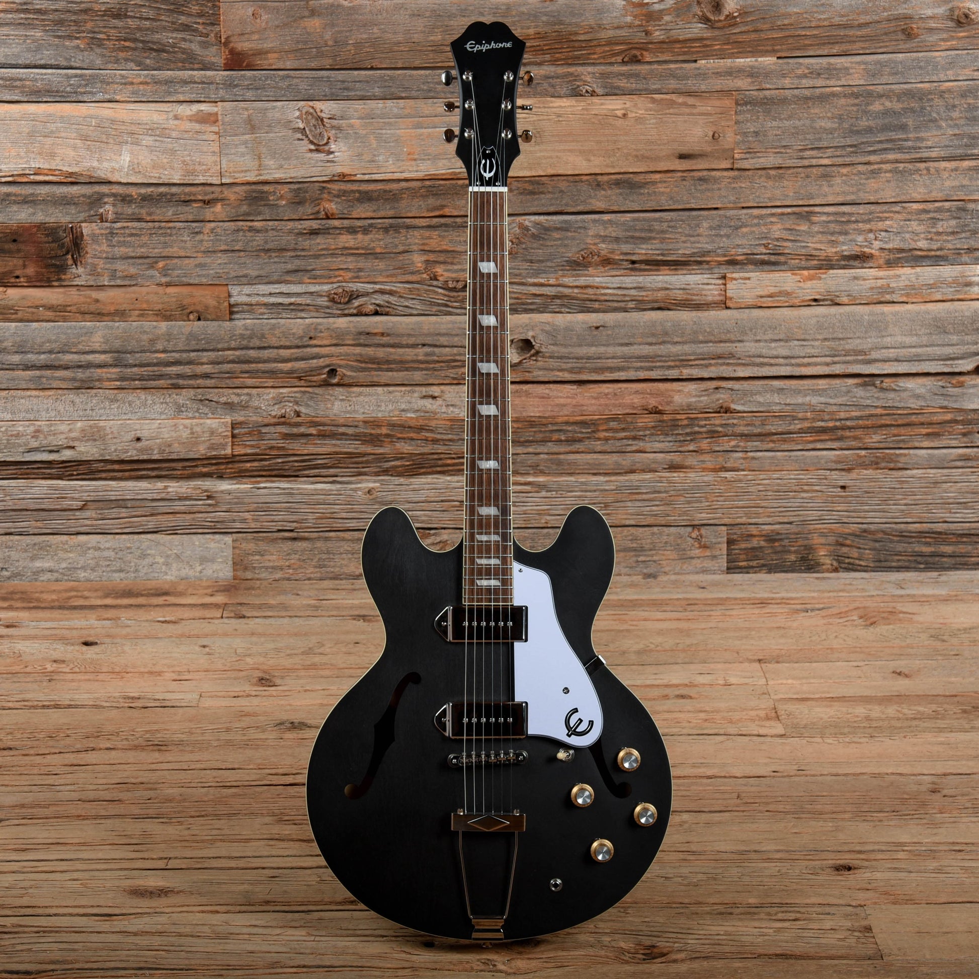 Epiphone Casino Worn Ebony 2021 Electric Guitars / Hollow Body