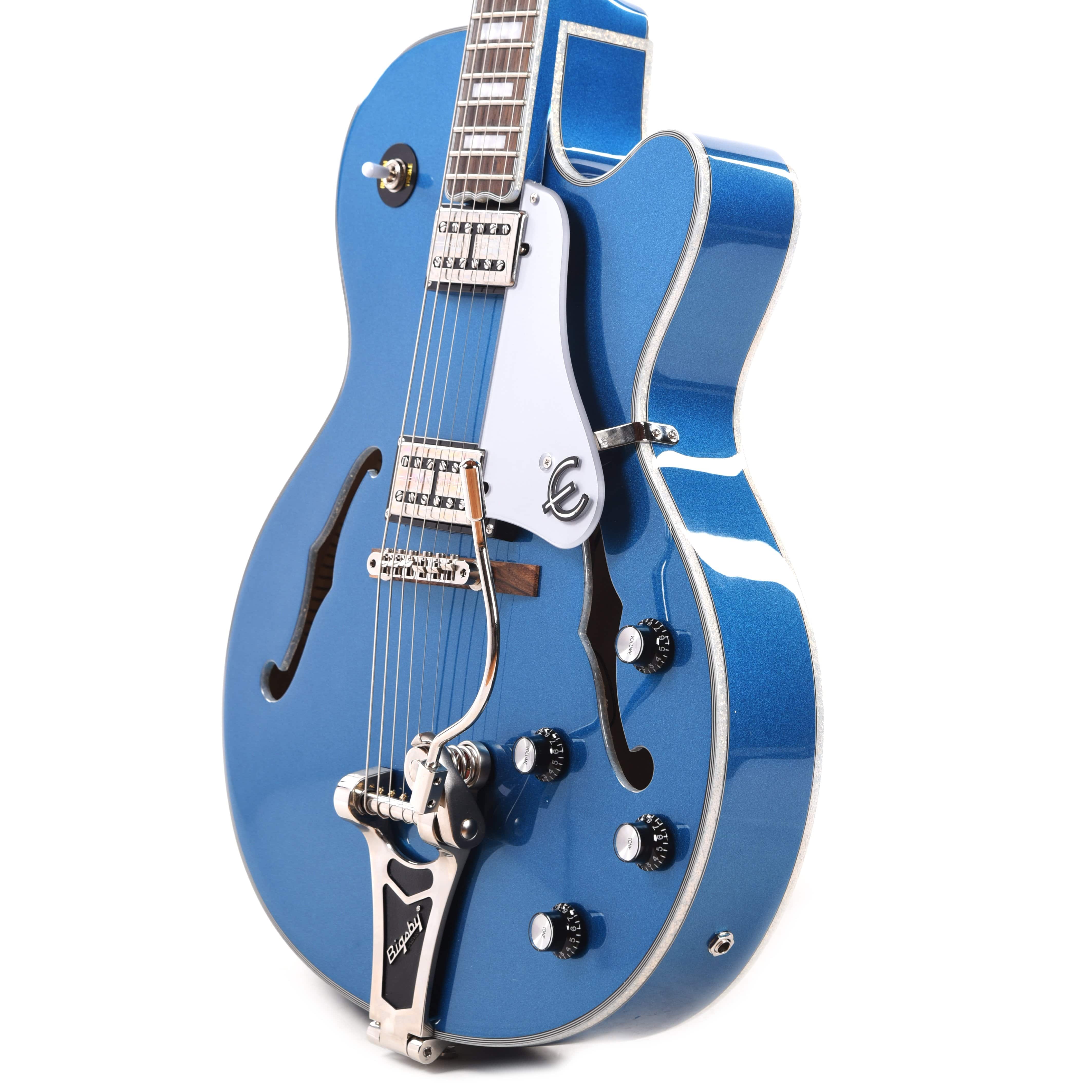 Epiphone Emperor Swingster Delta Blue Metallic w/Bigsby Electric Guitars / Hollow Body